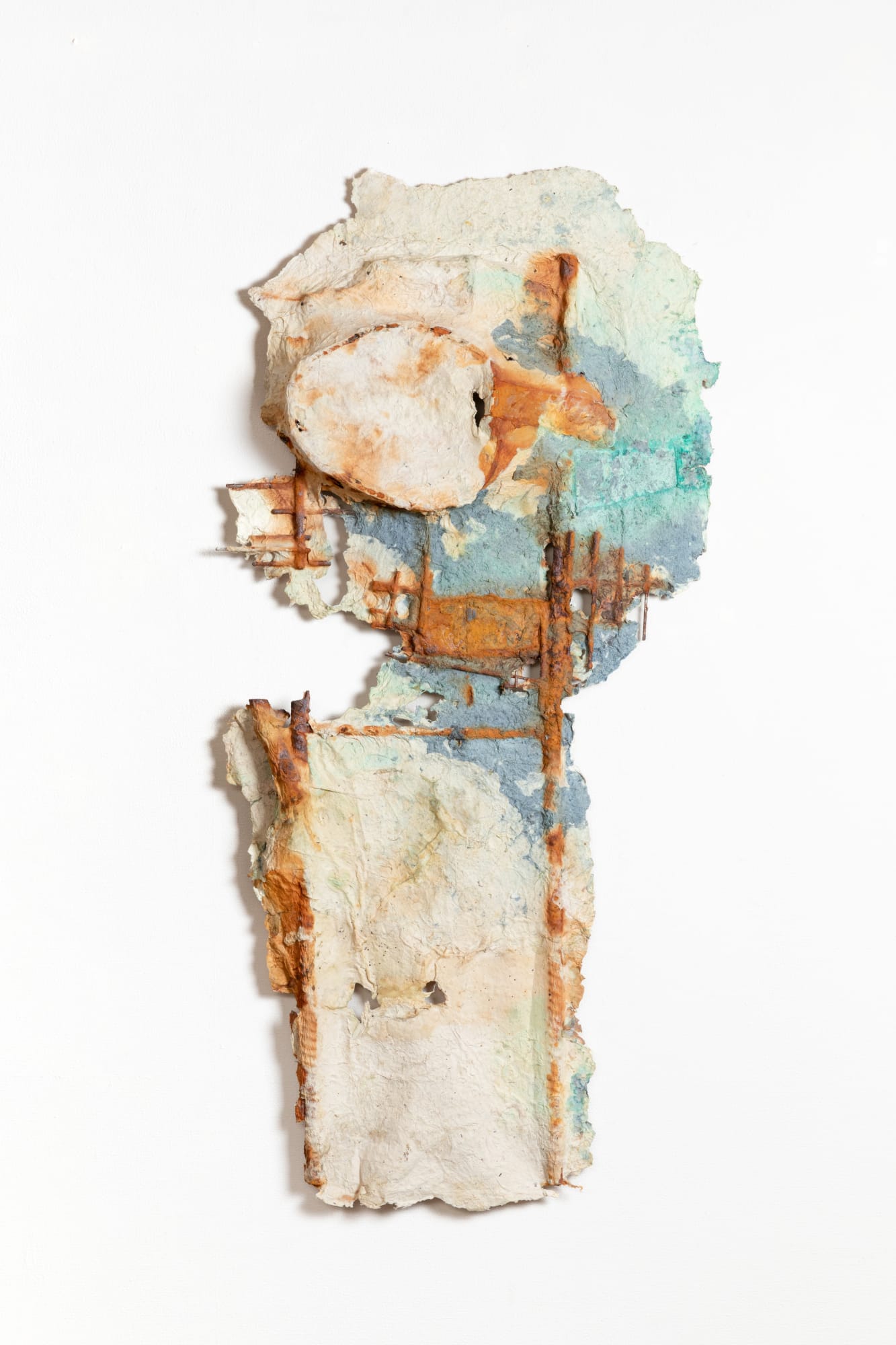 Yasue Maetake, Printed Oxidation and Indigo Blue on Fiber Relief III