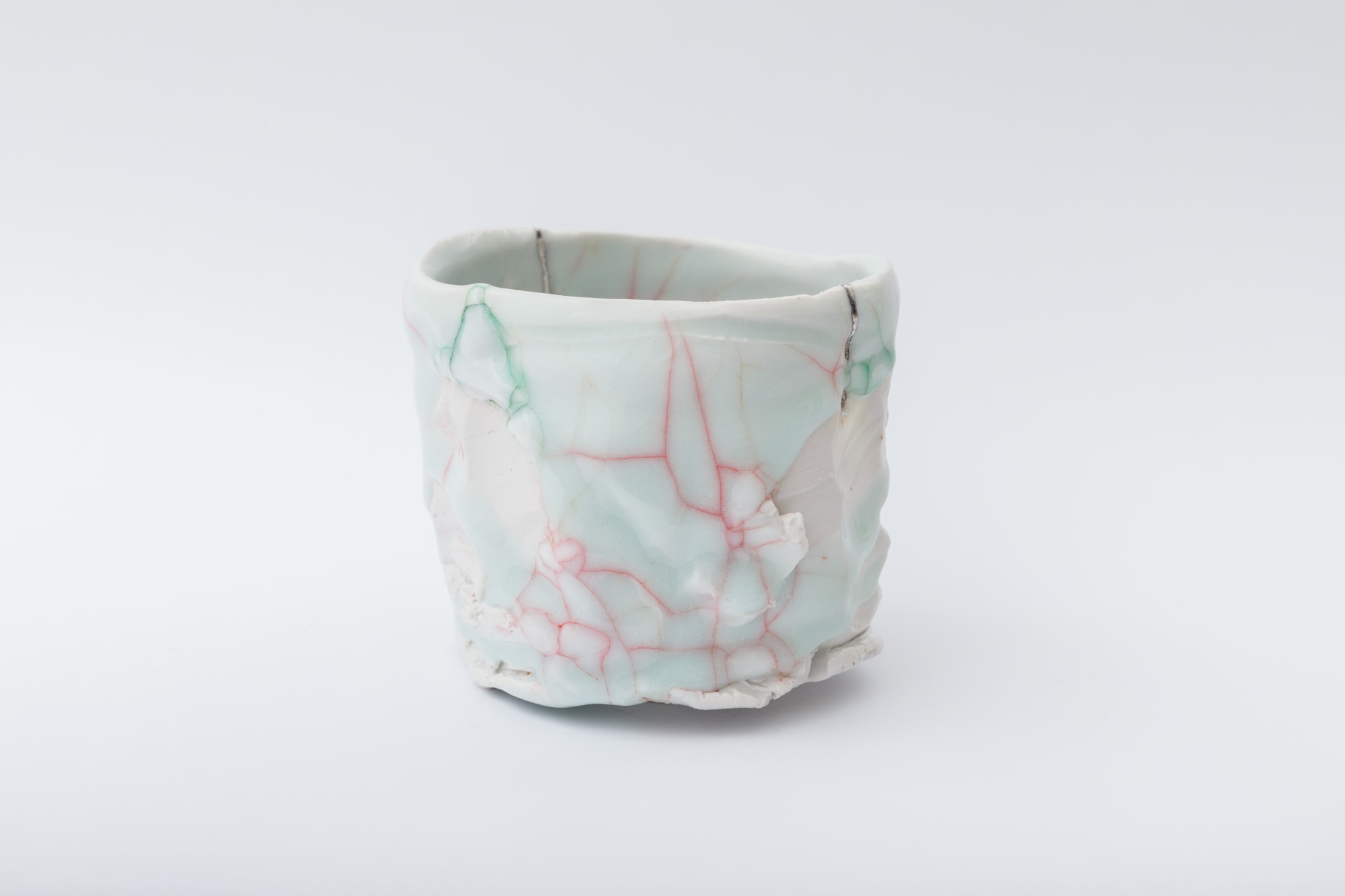 Kodai Ujiie, Celadon and Lacquer Tea Bowl