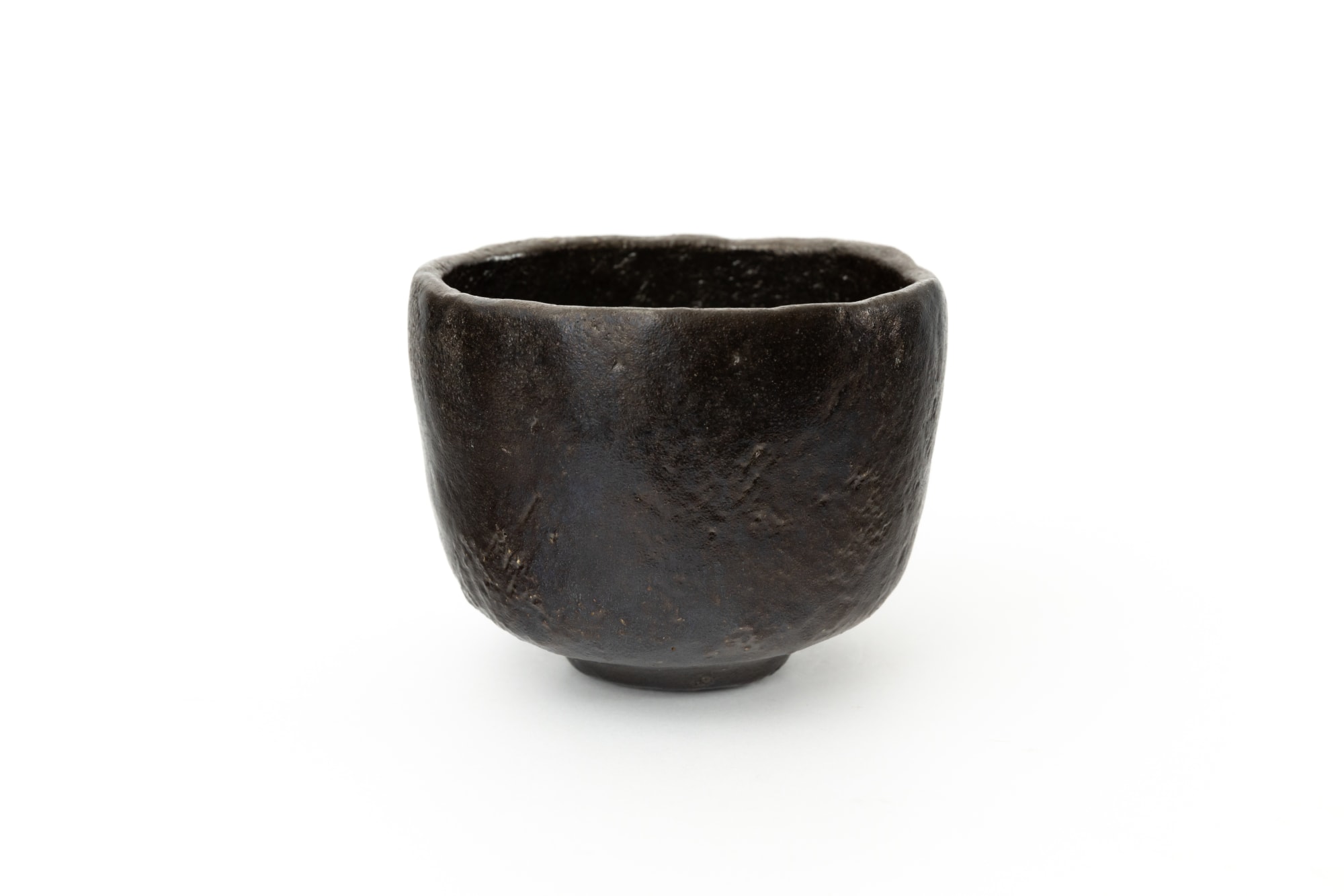 Morimitsu Hosokawa, Black Raku Tea Bowl - 黒楽茶碗