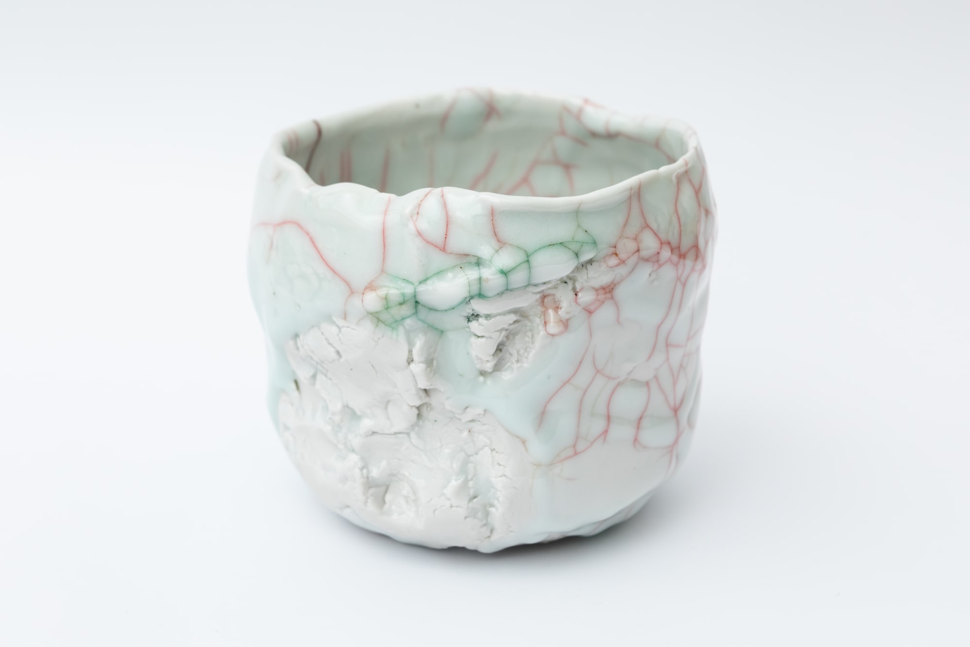 Kodai Ujiie, Celadon and Lacquer Tea Bowl