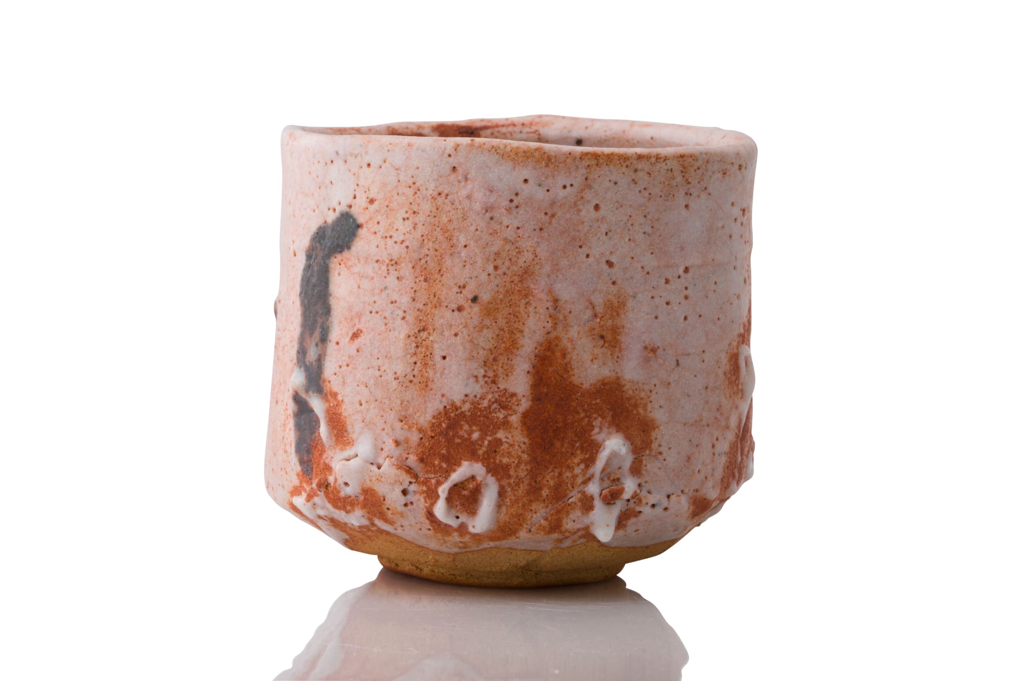 Shiro Tsujimura, Red Shino Tea Bowl