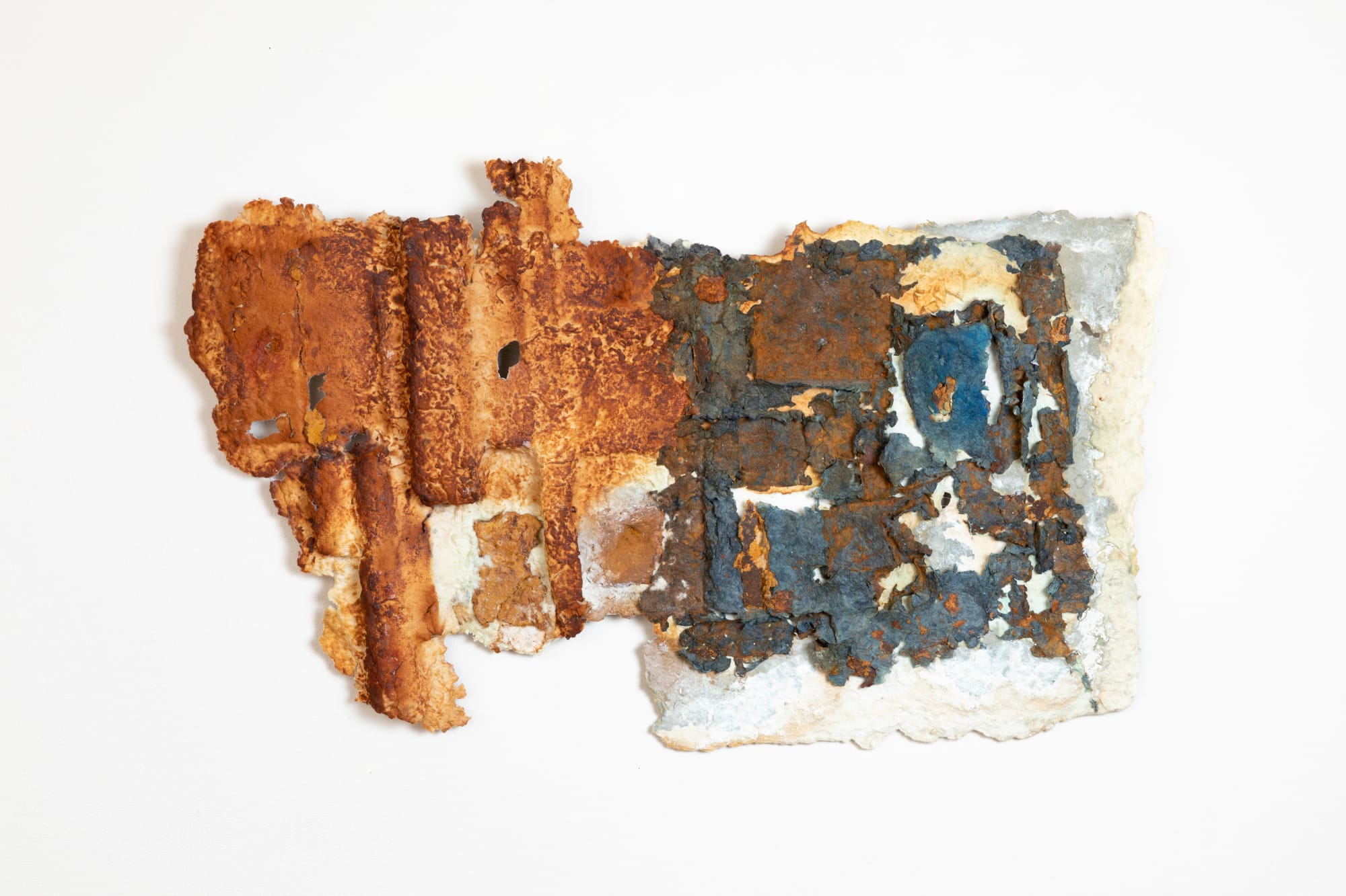 Yasue Maetake, Printed Oxidation and Indigo Blue on Fiber Relief