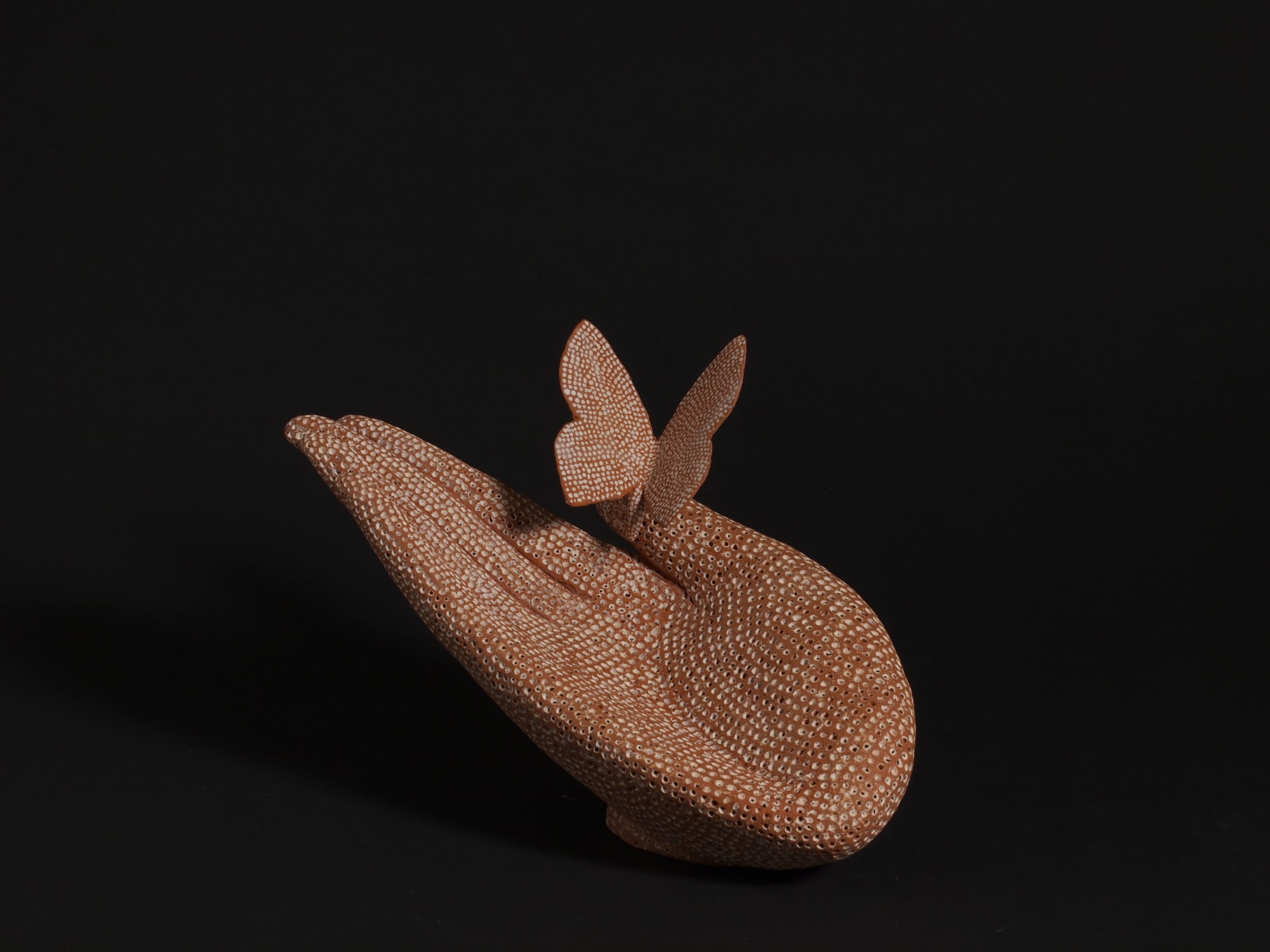 Mokichi Otsuka, Butterfly in Open Palm, 2018