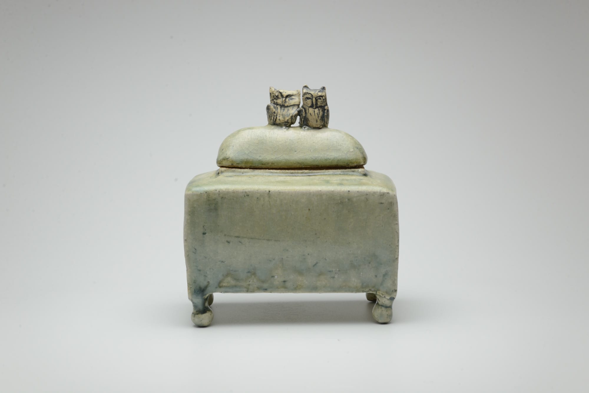 Shin Fujihira, Owl Incense Burner, 1980