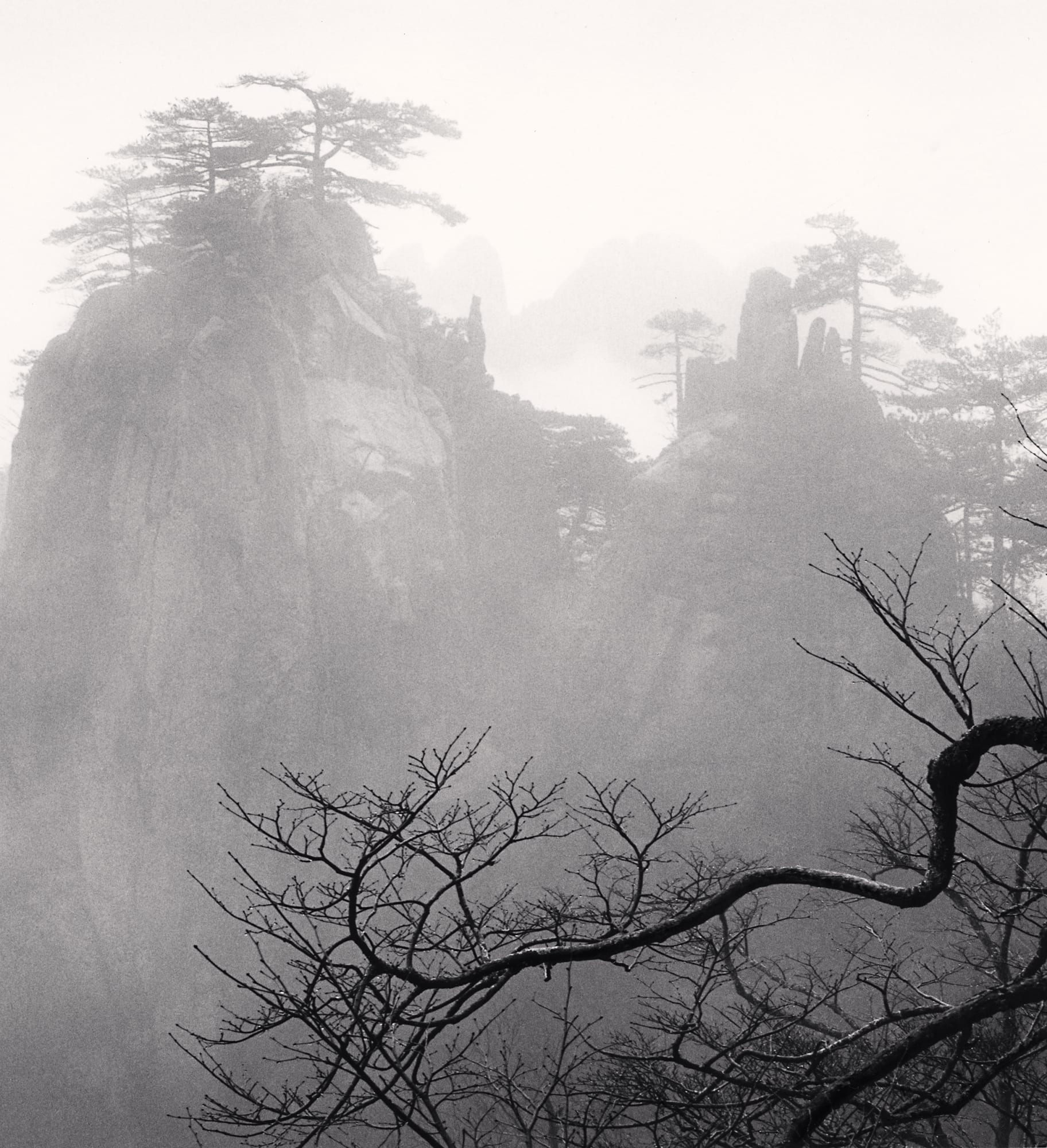 Michael Kenna, Huangshan Mountains, Study 52, Anhui, China, 2017