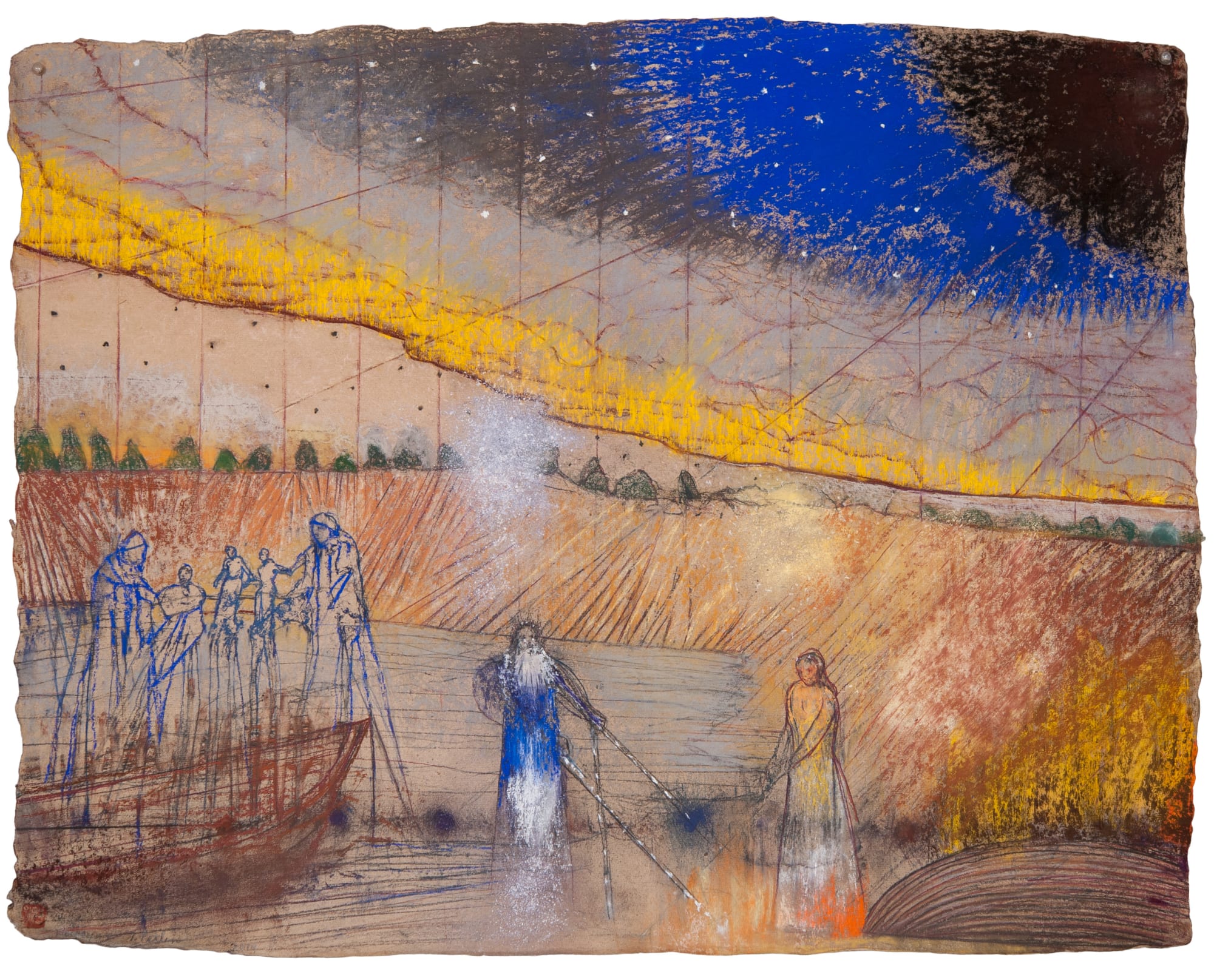 Irving Petlin, Lear on the Beach ( Cordelia ), 2014