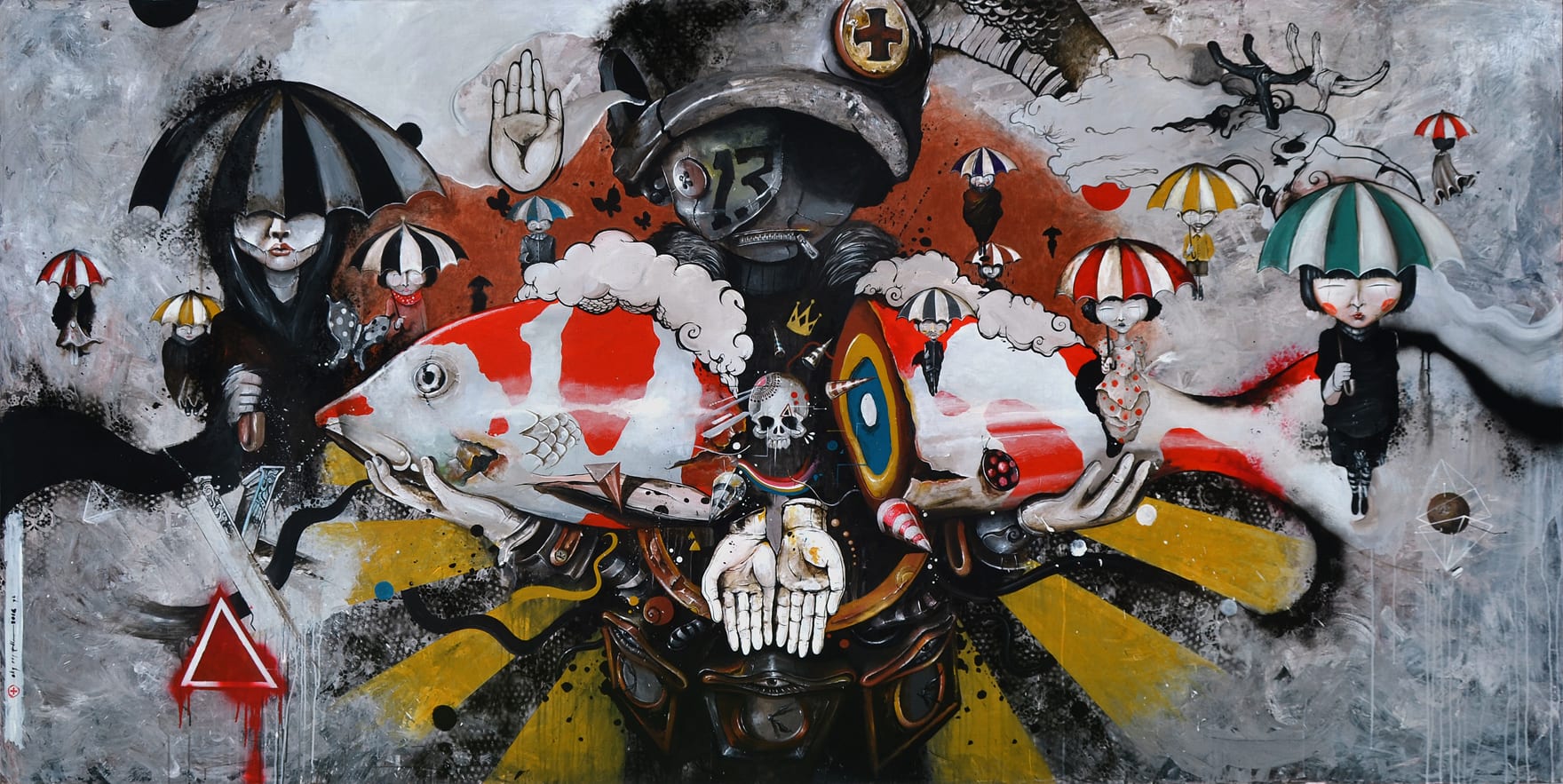 Oky Rey Montha, War of Umbrella, 2016