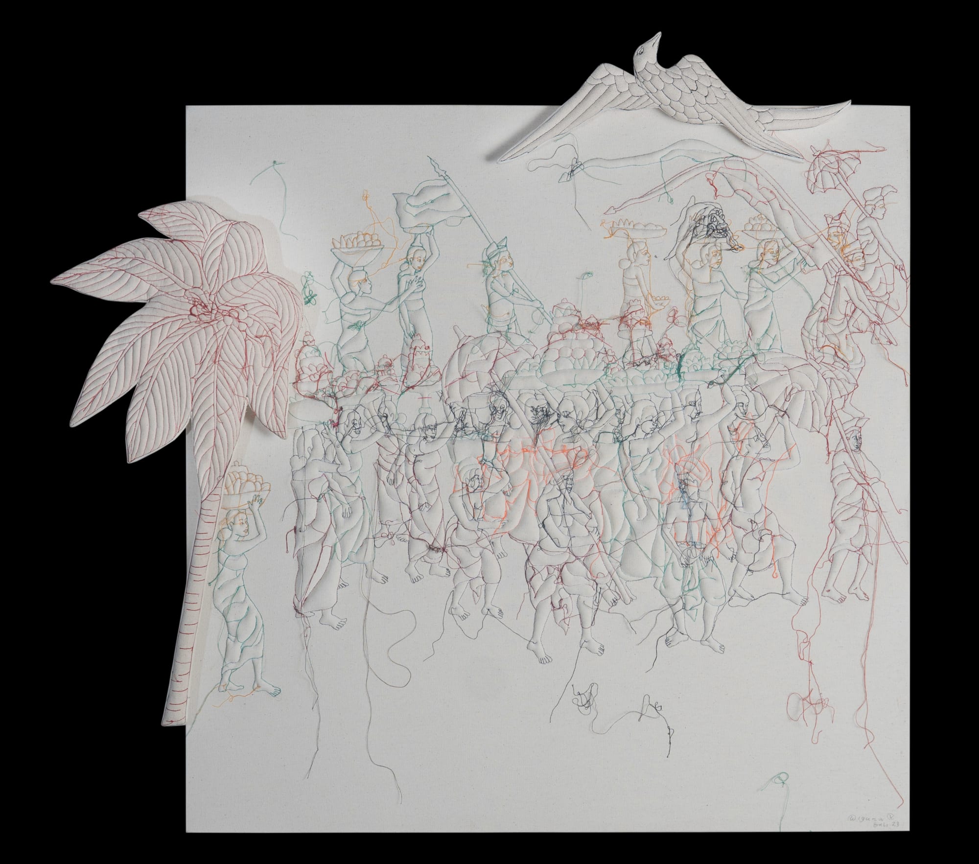 I Made Valasara, Konstruksi Semesta #9 (Mooi Bali), 2023