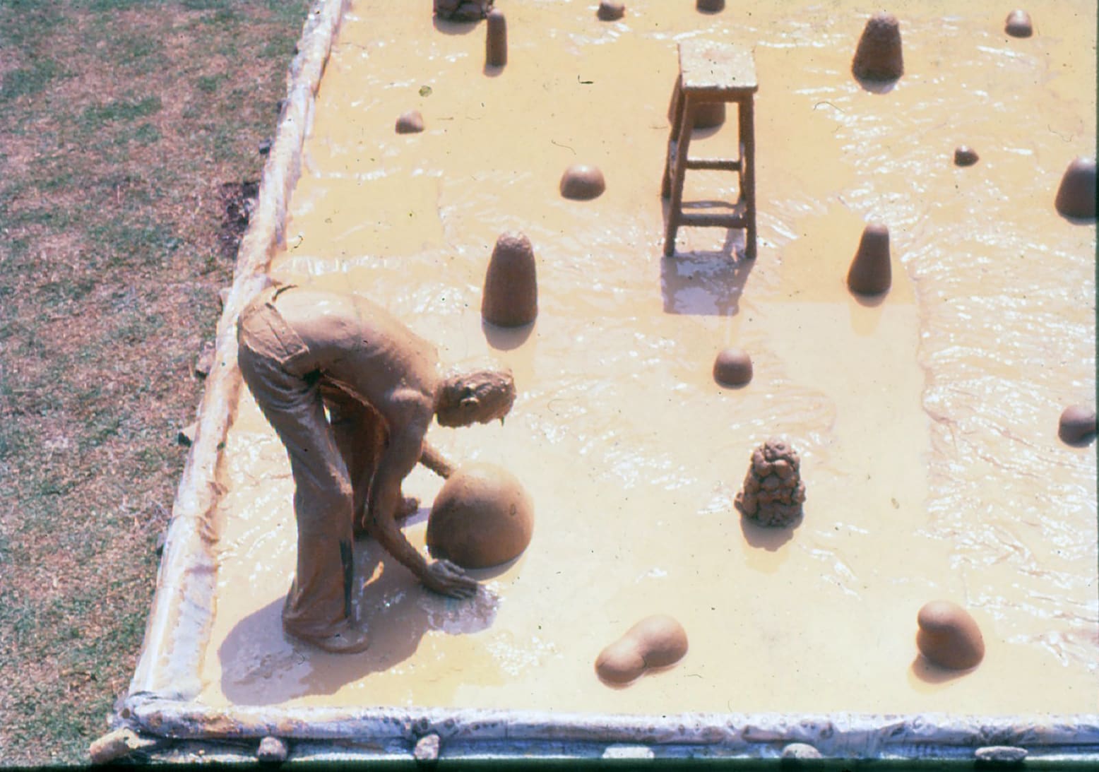 Semsar Siahaan, Eksperimen Patung Hidup, 1979