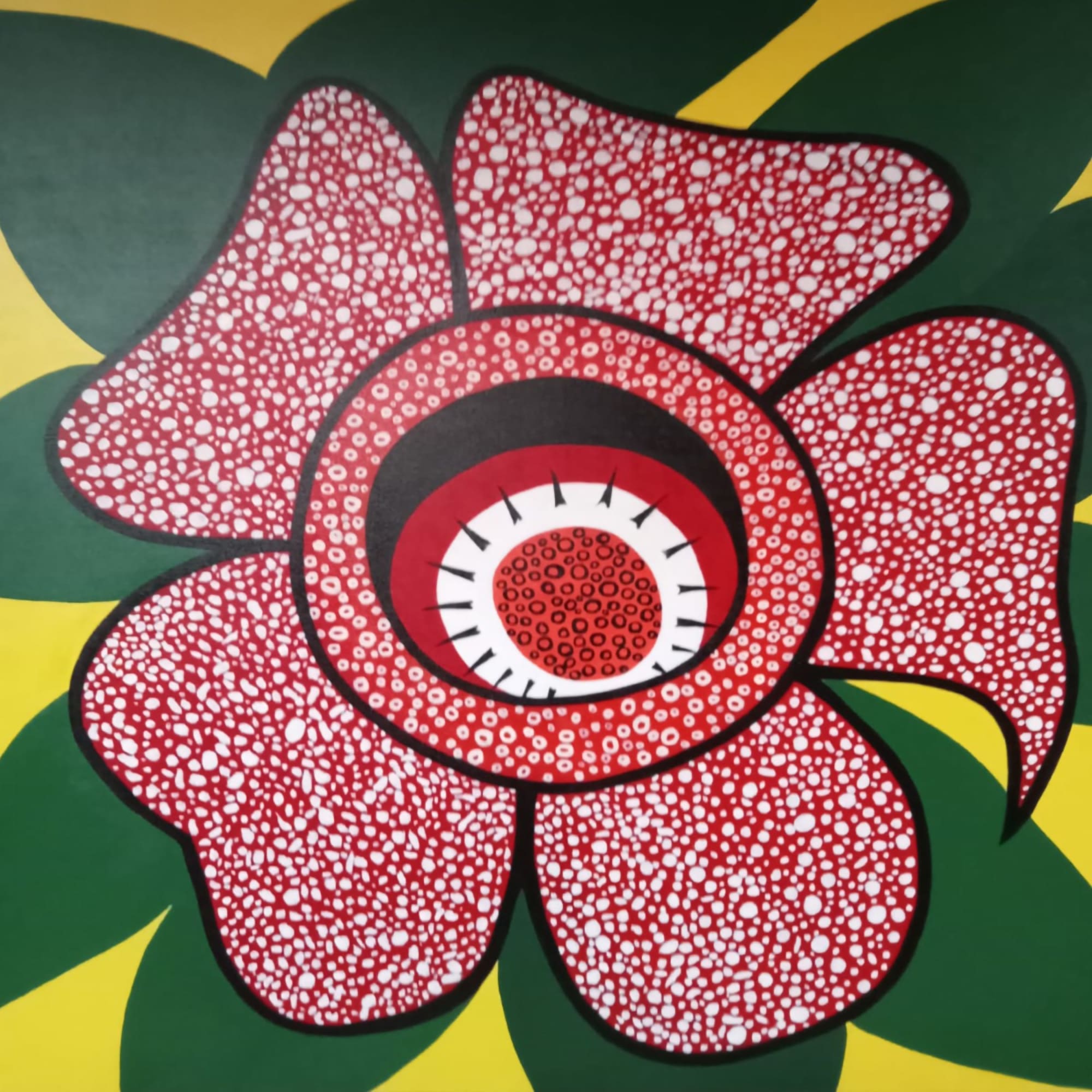 Arahmaiani, Flower of Love 1, 2022