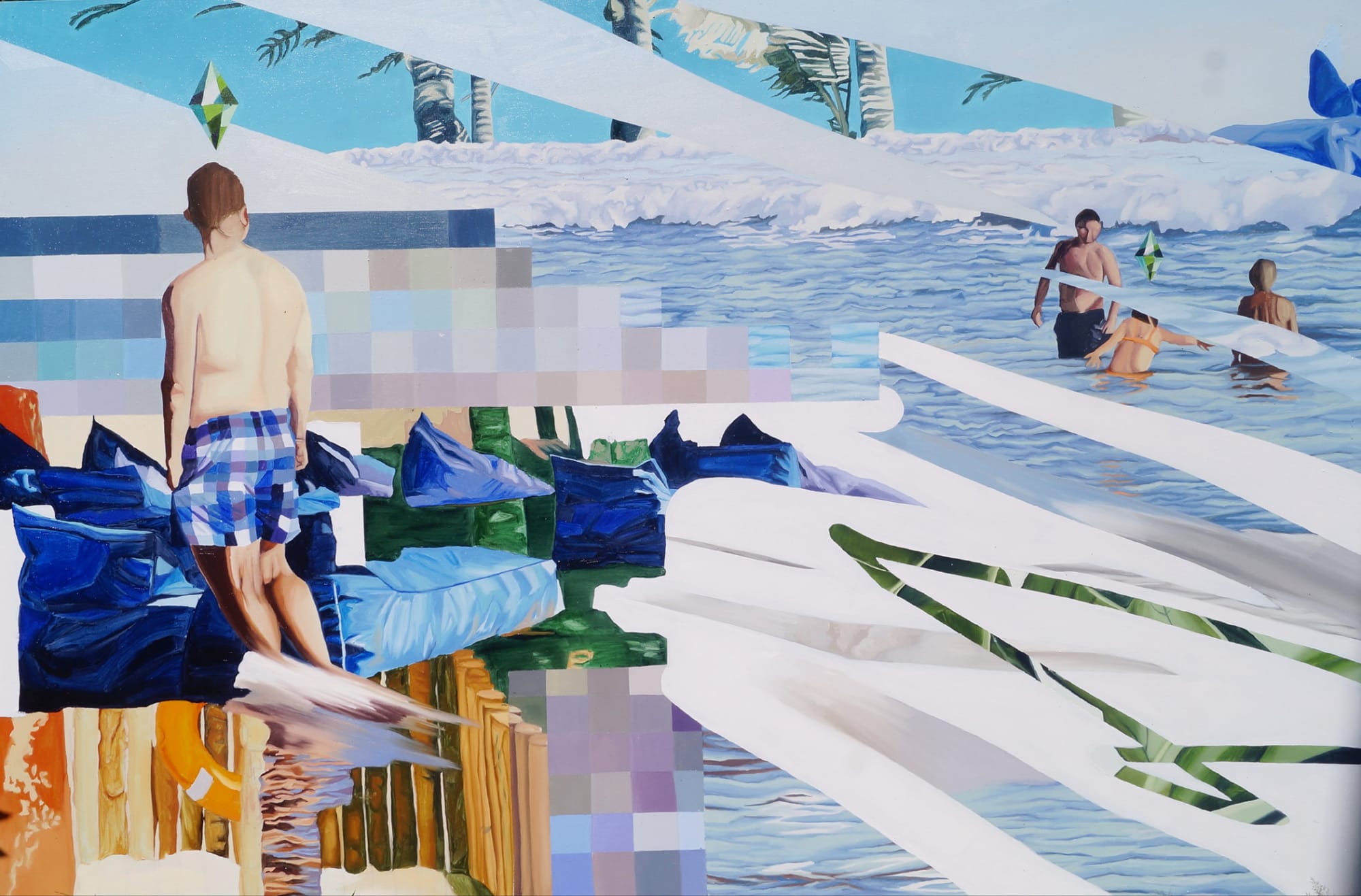 Luh Gede, Retreat, 2021 oil on canvas