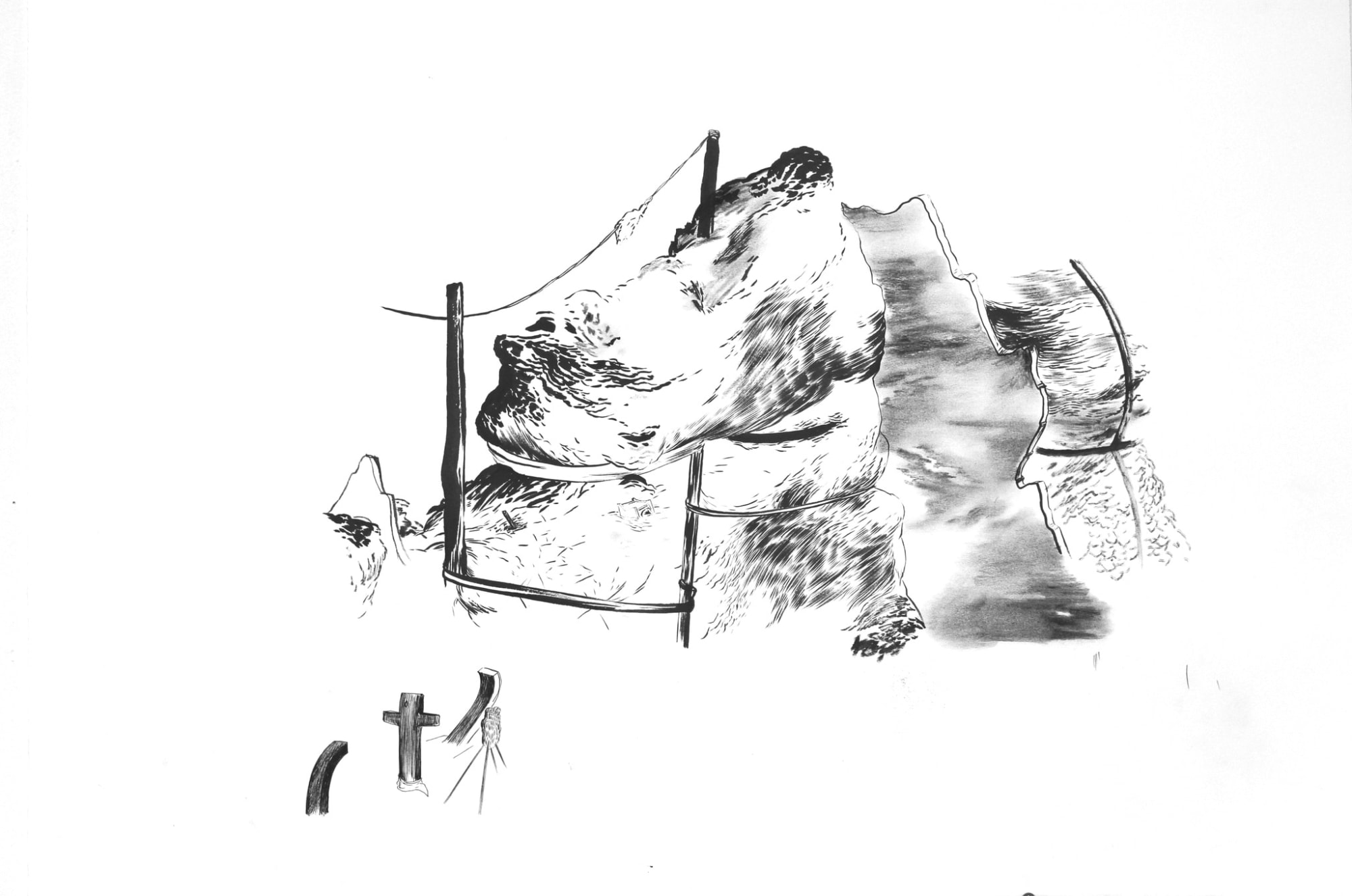 Abdelkader Benchamma, Tas et Structure, 2016