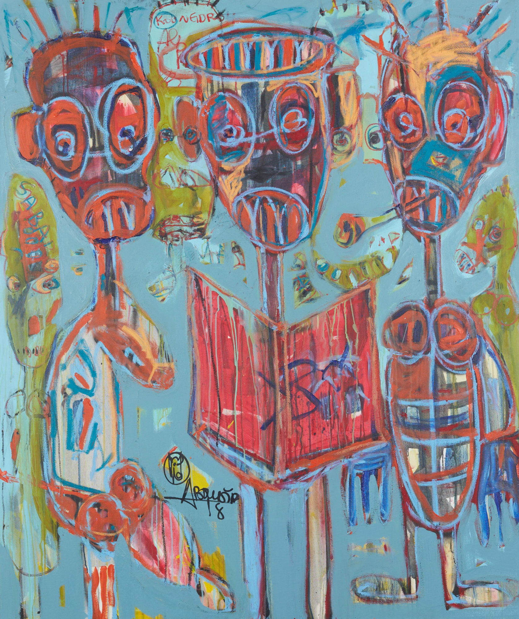 Aboudia, Smoke weed at school, 2021