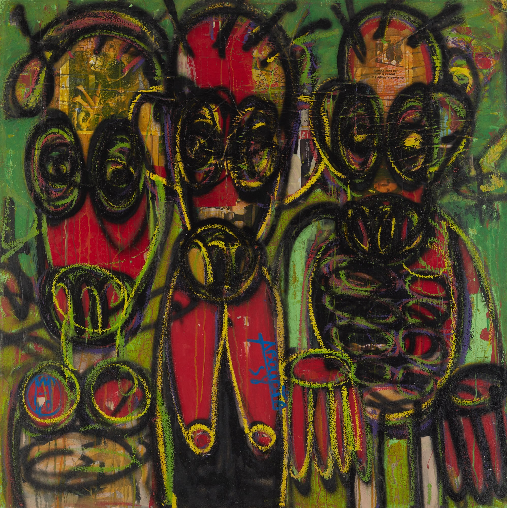 Aboudia, La famille, 2023