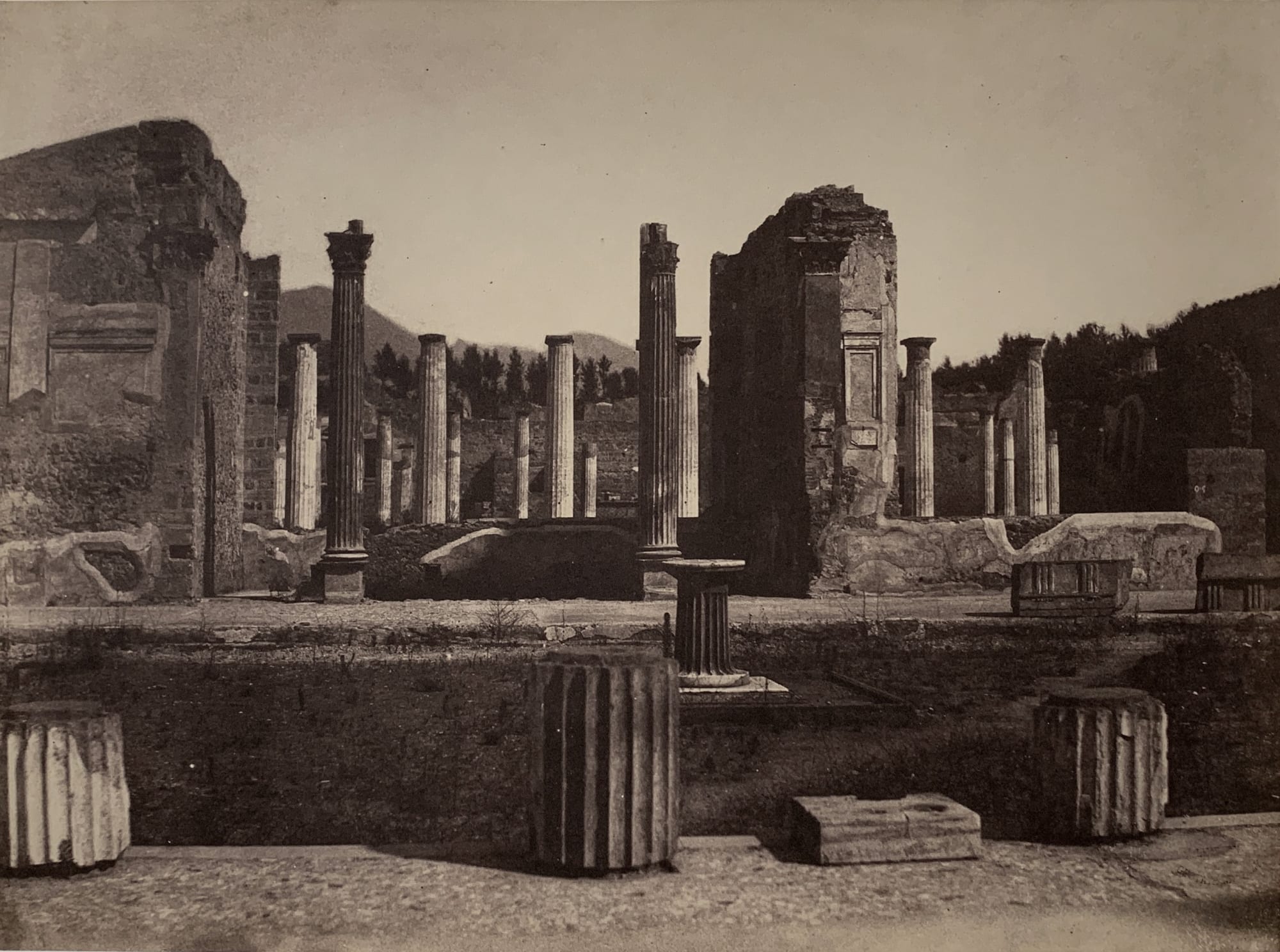 Eugene Le Dien And Gustave Le Gray, Pompeii: maison du Faune ou la Grande mosaique, 1853