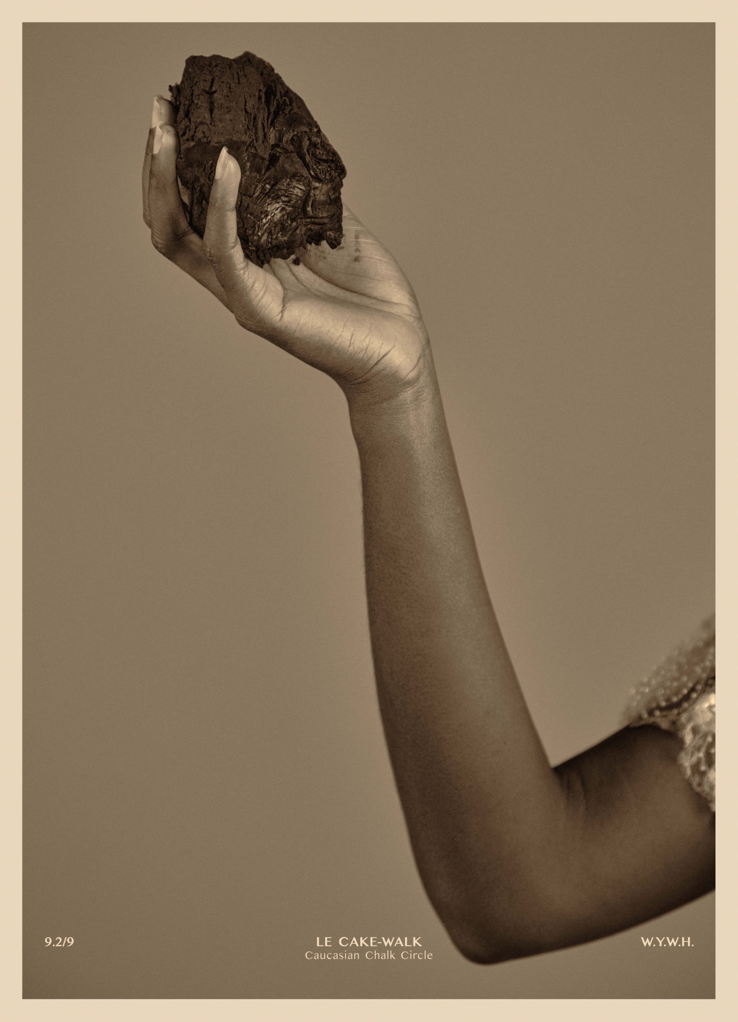 Heather Agyepong, Wish You Were Here diptych (9.2. Le Cake-Walk: Caucasian Chalk Circle), 2020