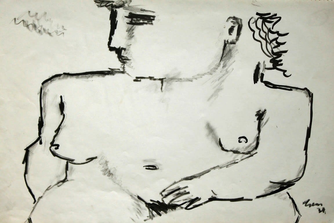 William Gear, 07 Untitled (Seated Nude 2), 1937