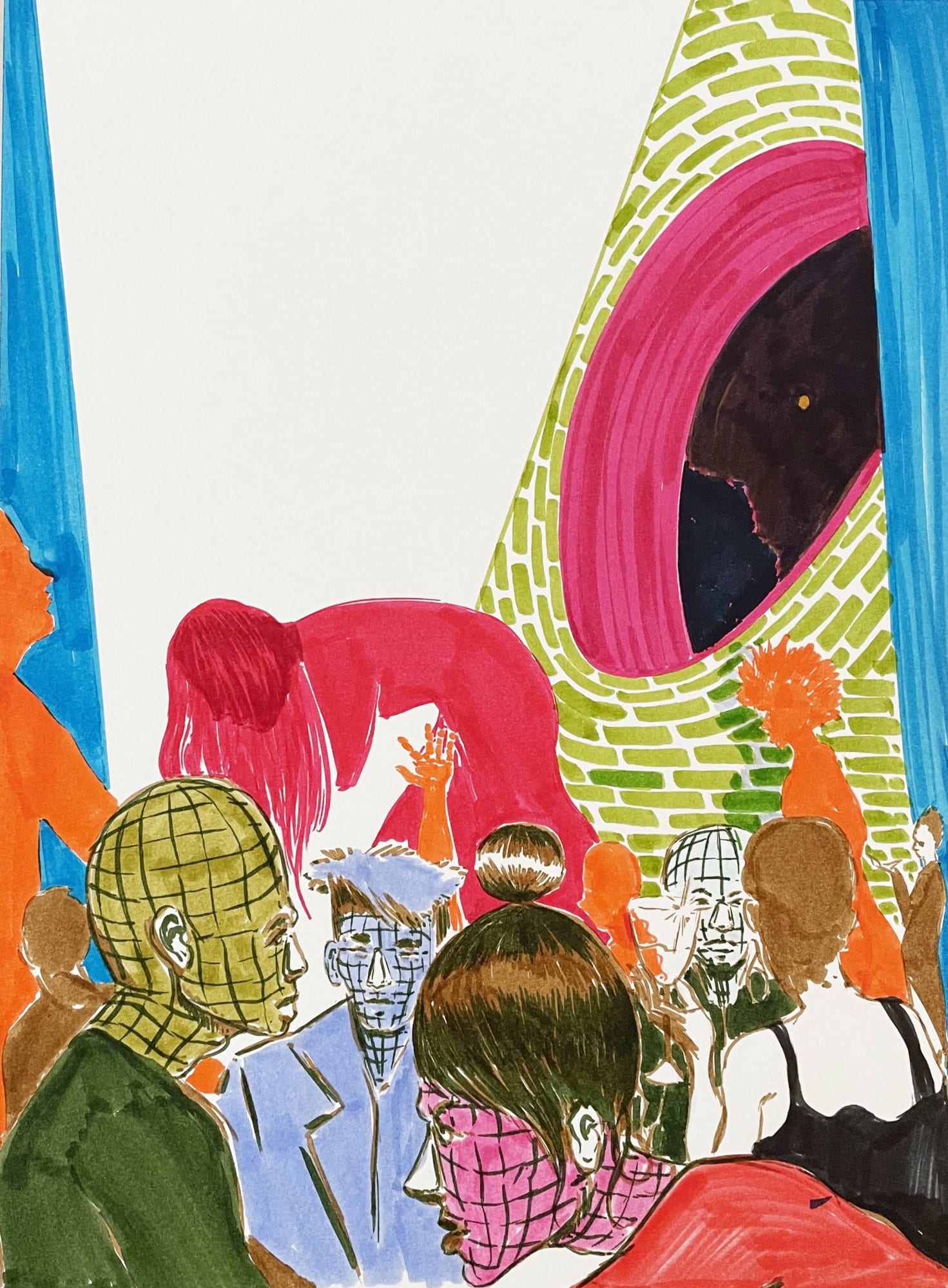 Alex Jackson, Untitled (Gathering), 2020