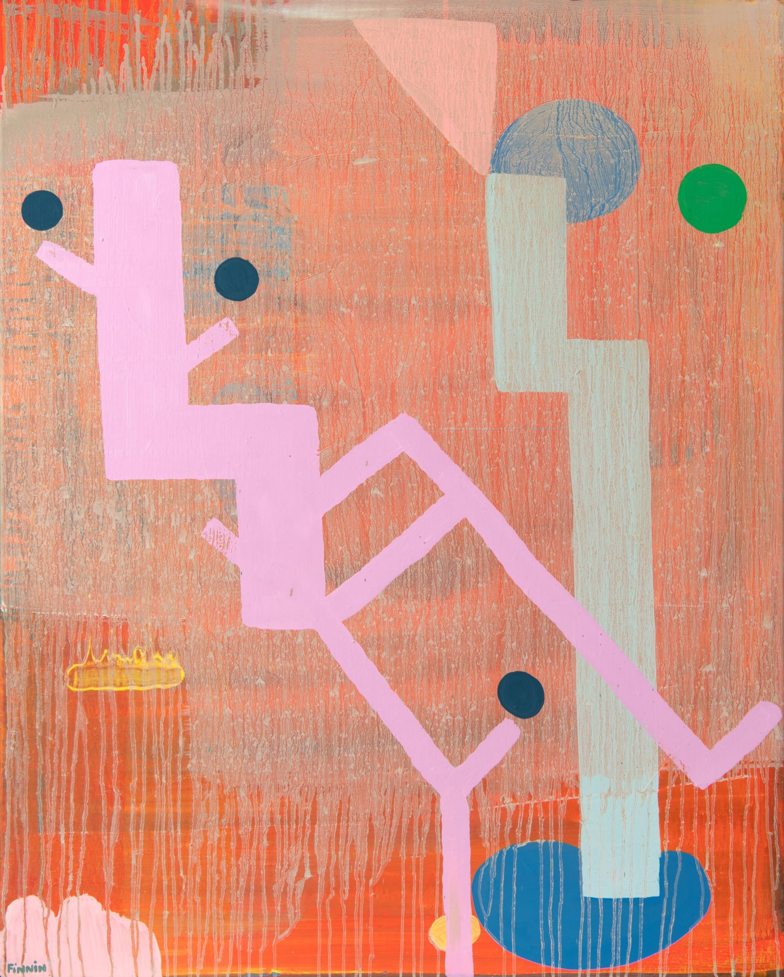 Martin Finnin, Circles on Their Way to Breakfast, 2020