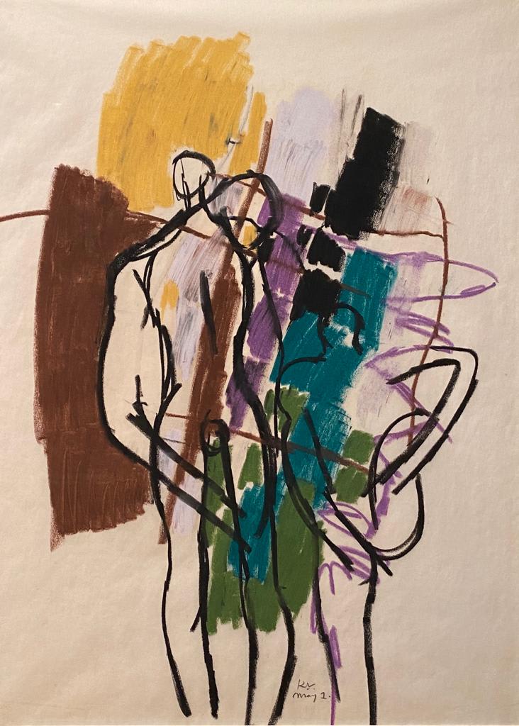 Keith Vaughan, 1912-77, Three Figures, c.1960