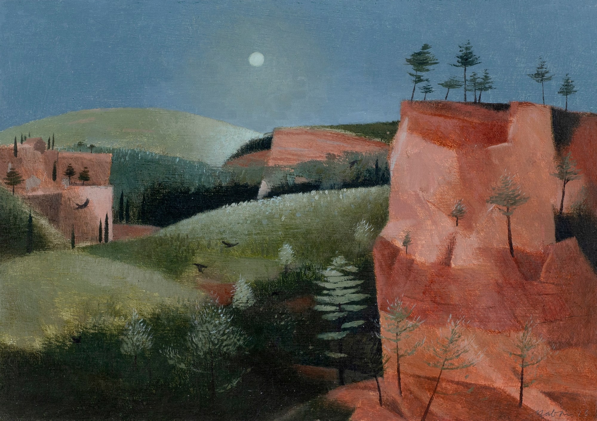 Tom Mabon, Roussillon Study II, 2023