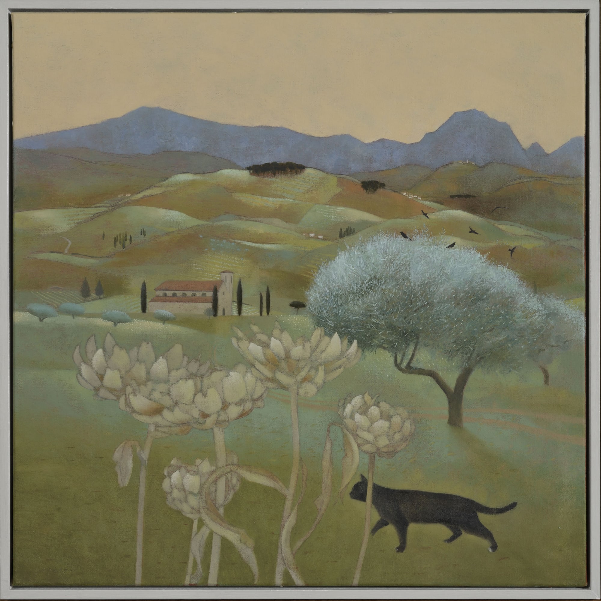 Tom Mabon, Ever darkening tints below the Apennines, 2020