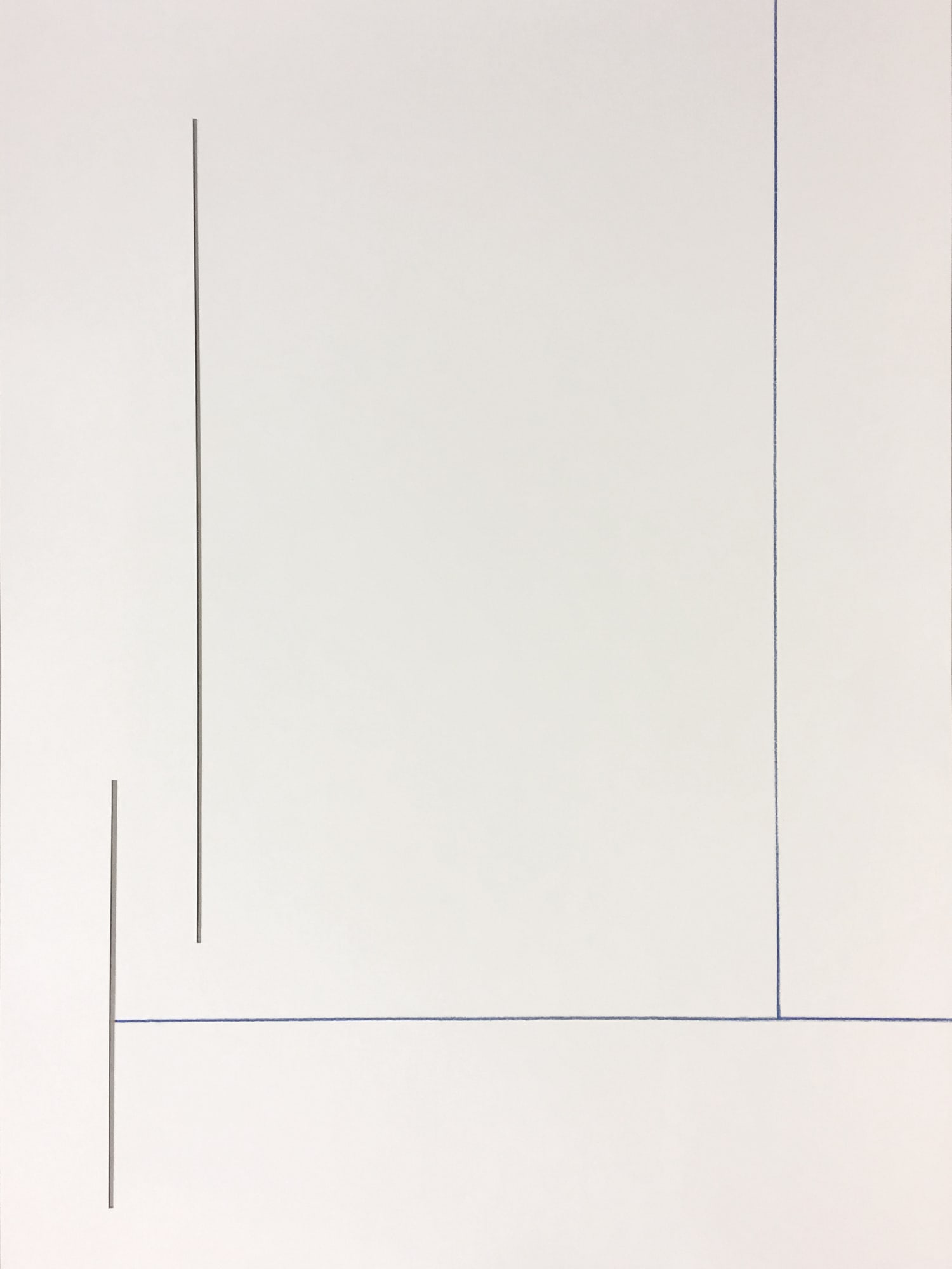 Joseph La Piana, Tension Relief Drawing Blue 002, 2017