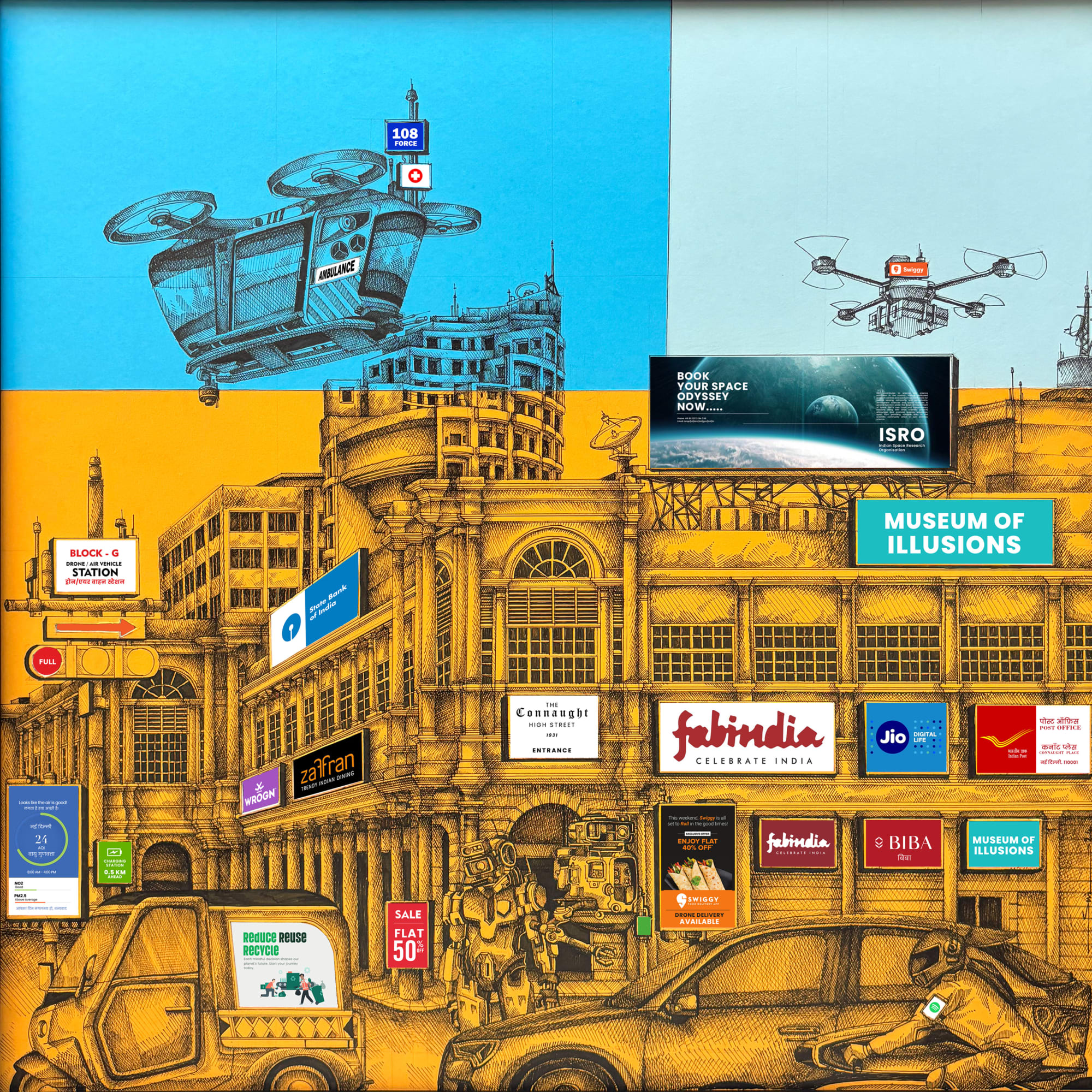 Bolgum Sai Aditya, City Lights (Connaught Place, New Delhi)