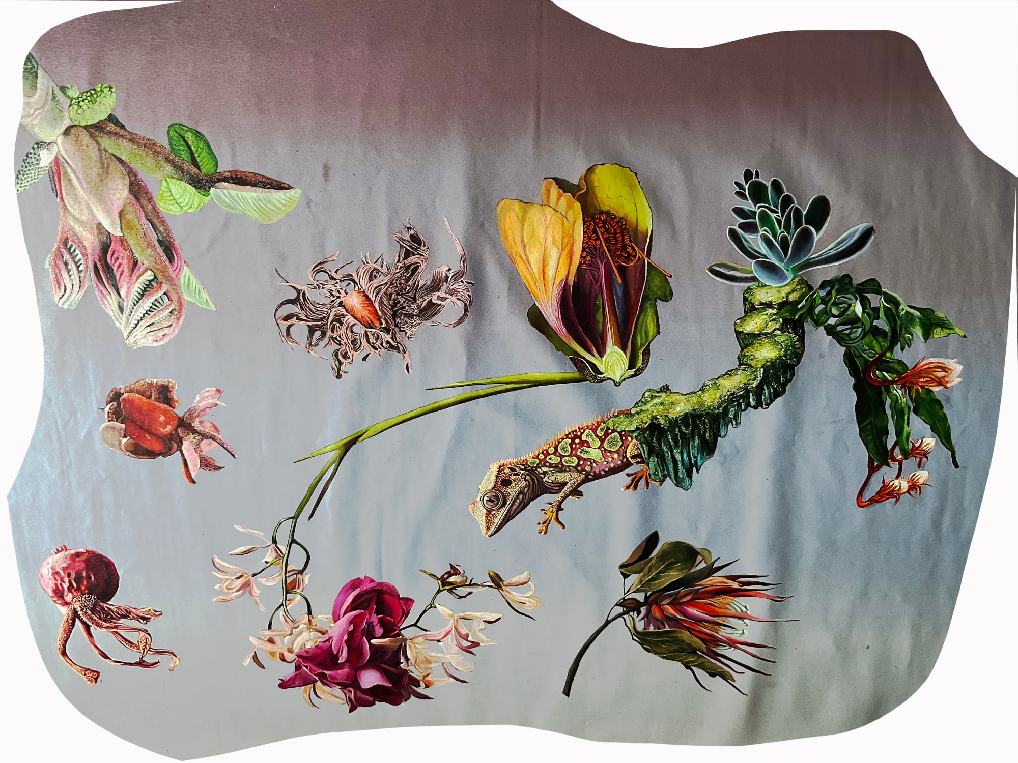 Satadru Sovan Banduri, Decryption of dry Rain, 2024