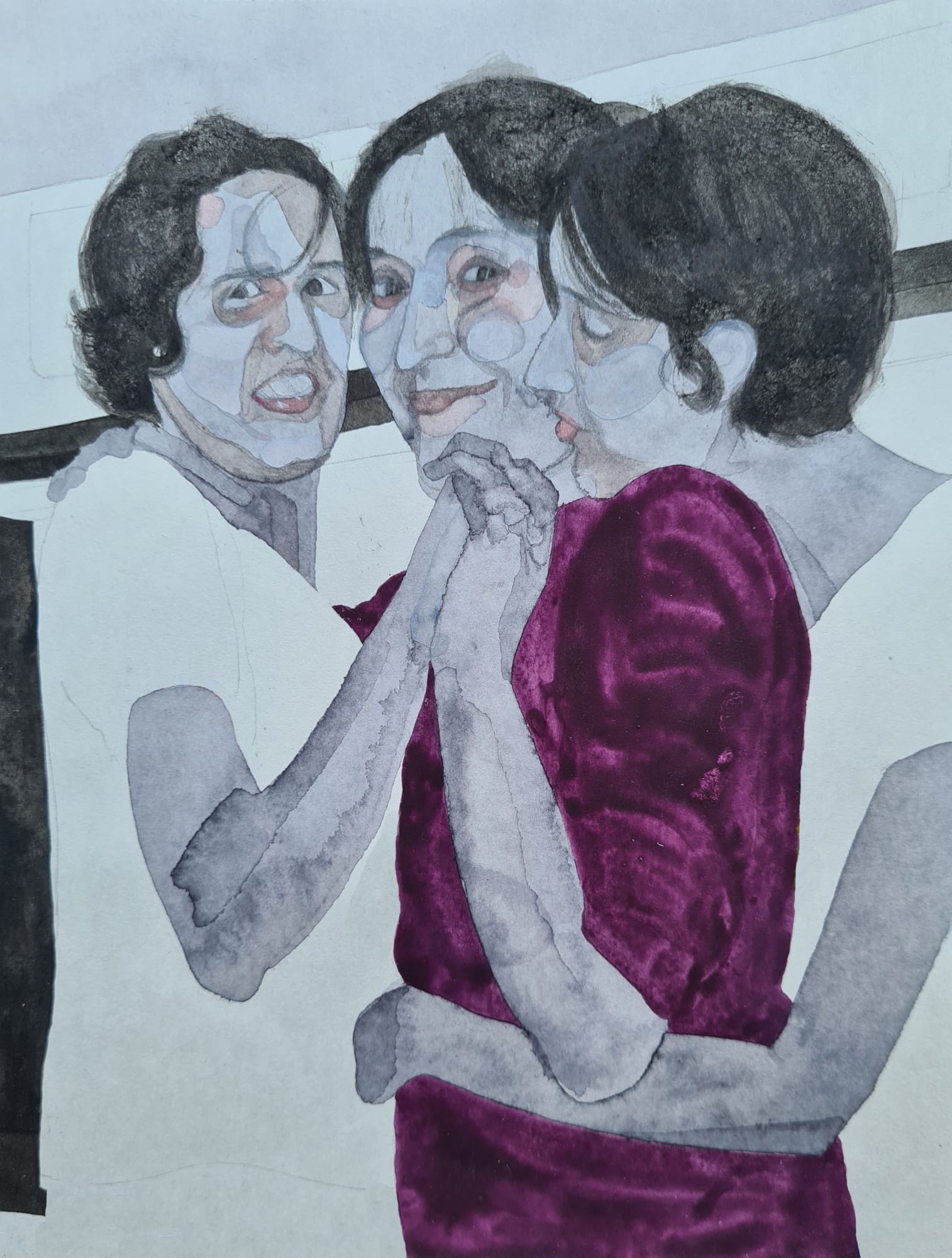 Shikha Soni, 'Dancing' - Family Series, 2021