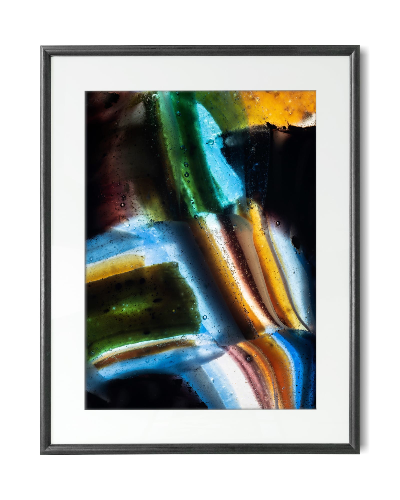 Jaron James, A photographic print of a Roman mosaic glass fragment, multi, 2022