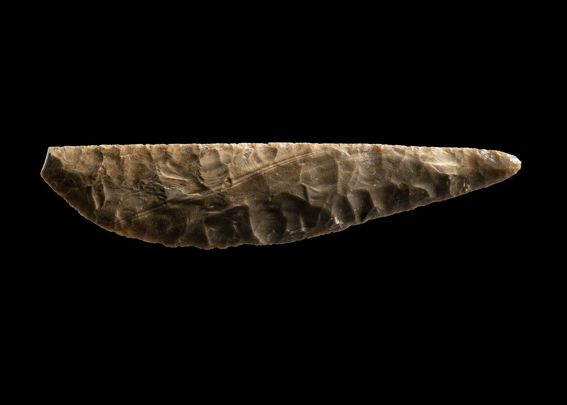 Egyptian, An Egyptian bifacial flint knife, Predynastic to Middle Kingdom, circa 3000 - 2000 BC
