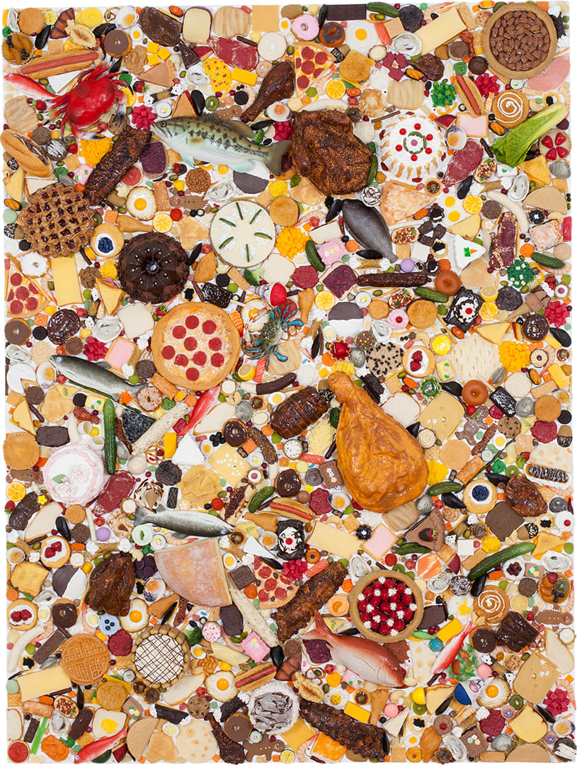 Tony Tasset, Food Painting, 2014