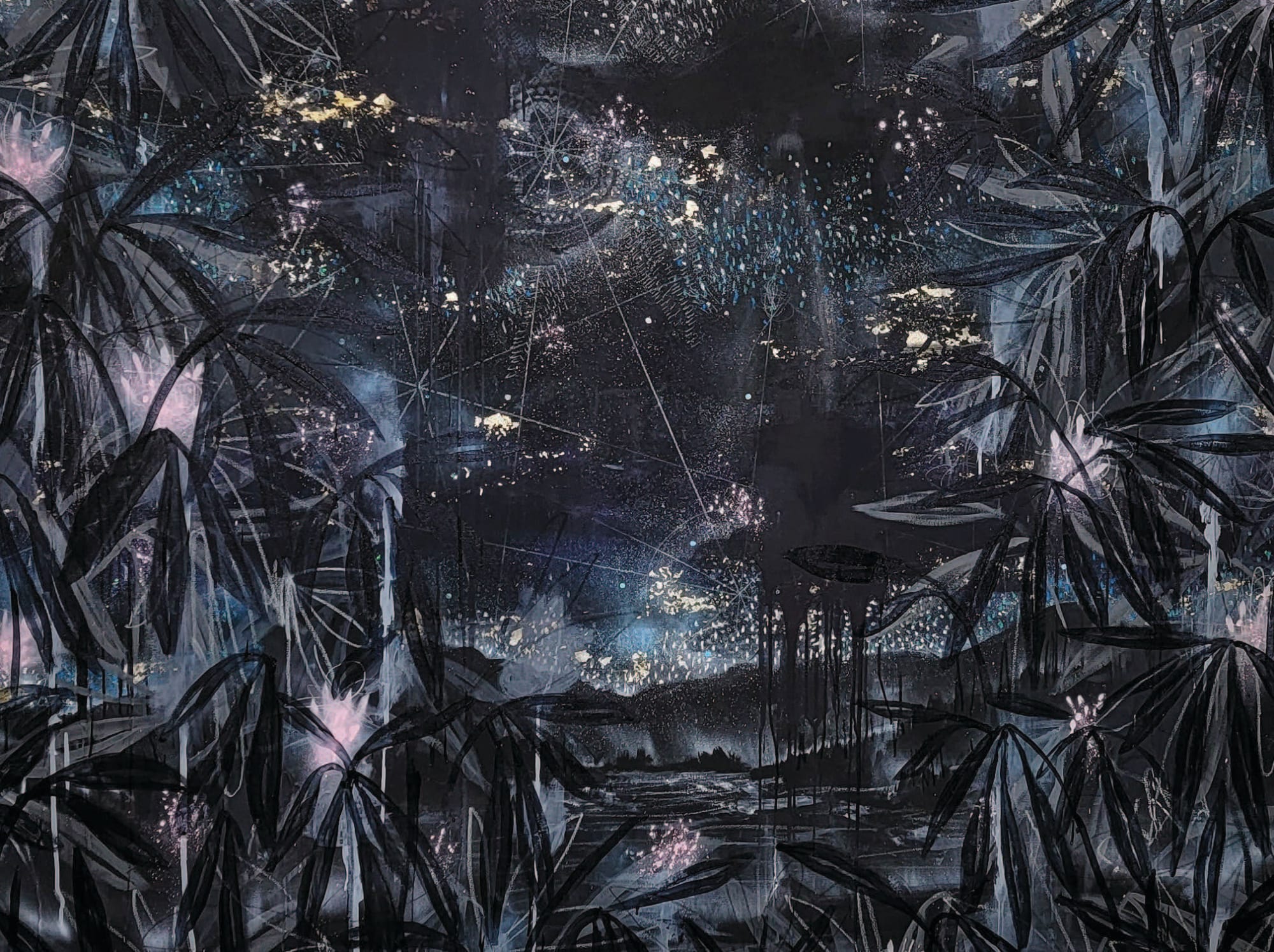 Michi Meko, A Beautiful Free Uneasy: The Rhododendron Cave hide out, 2022