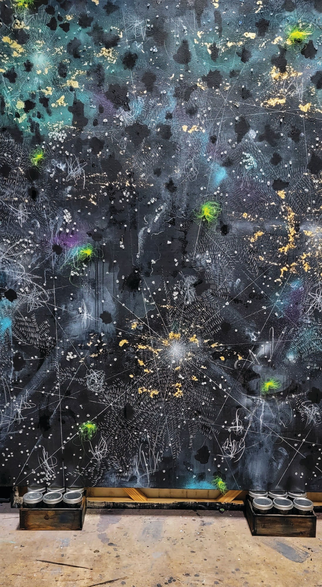 Michi Meko, Crappie Painting: Render An Apocalypse. A Life for a Life. How To Kill a Fish., 2022