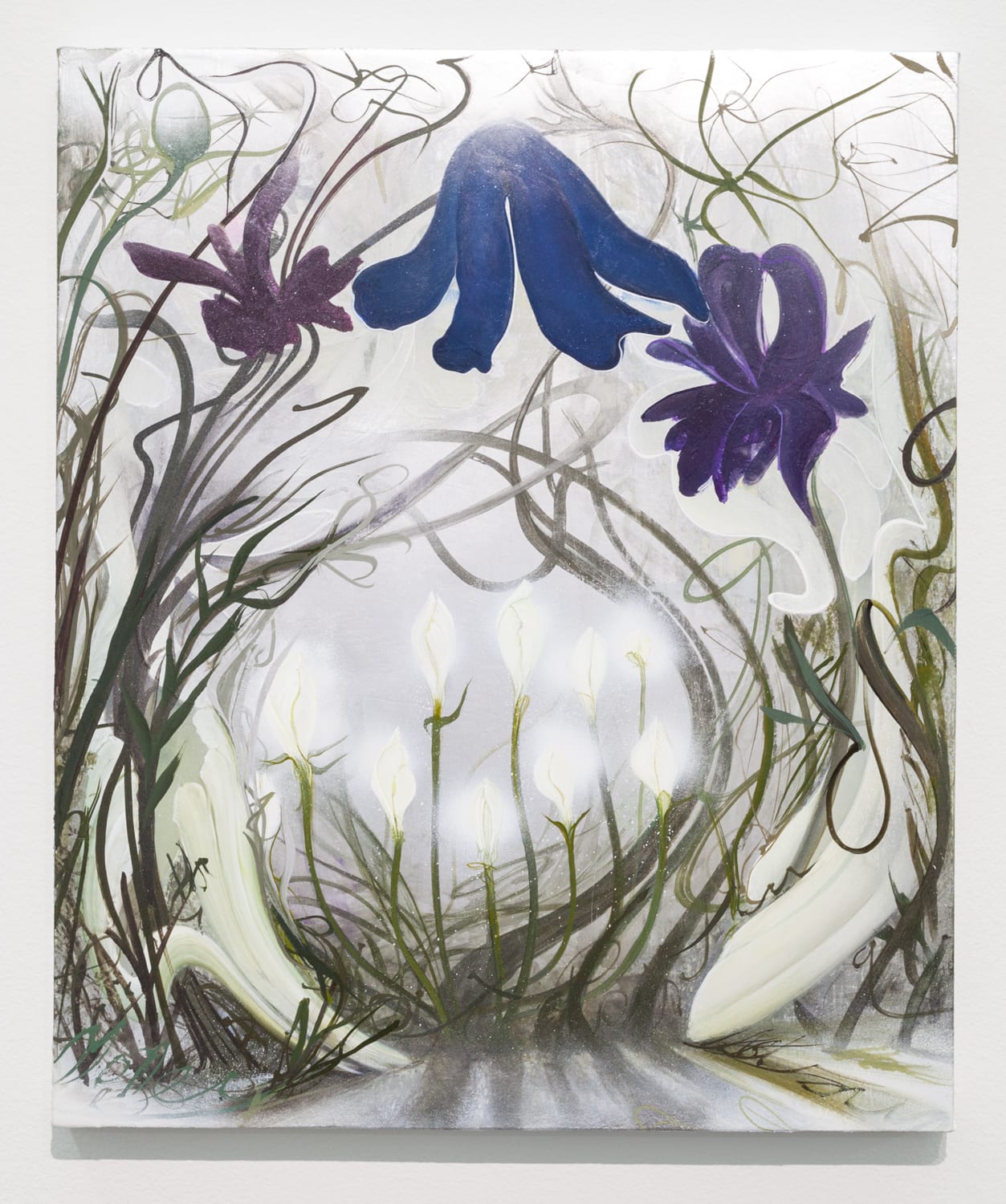 Inka Essenhigh, New Flowers, 2018