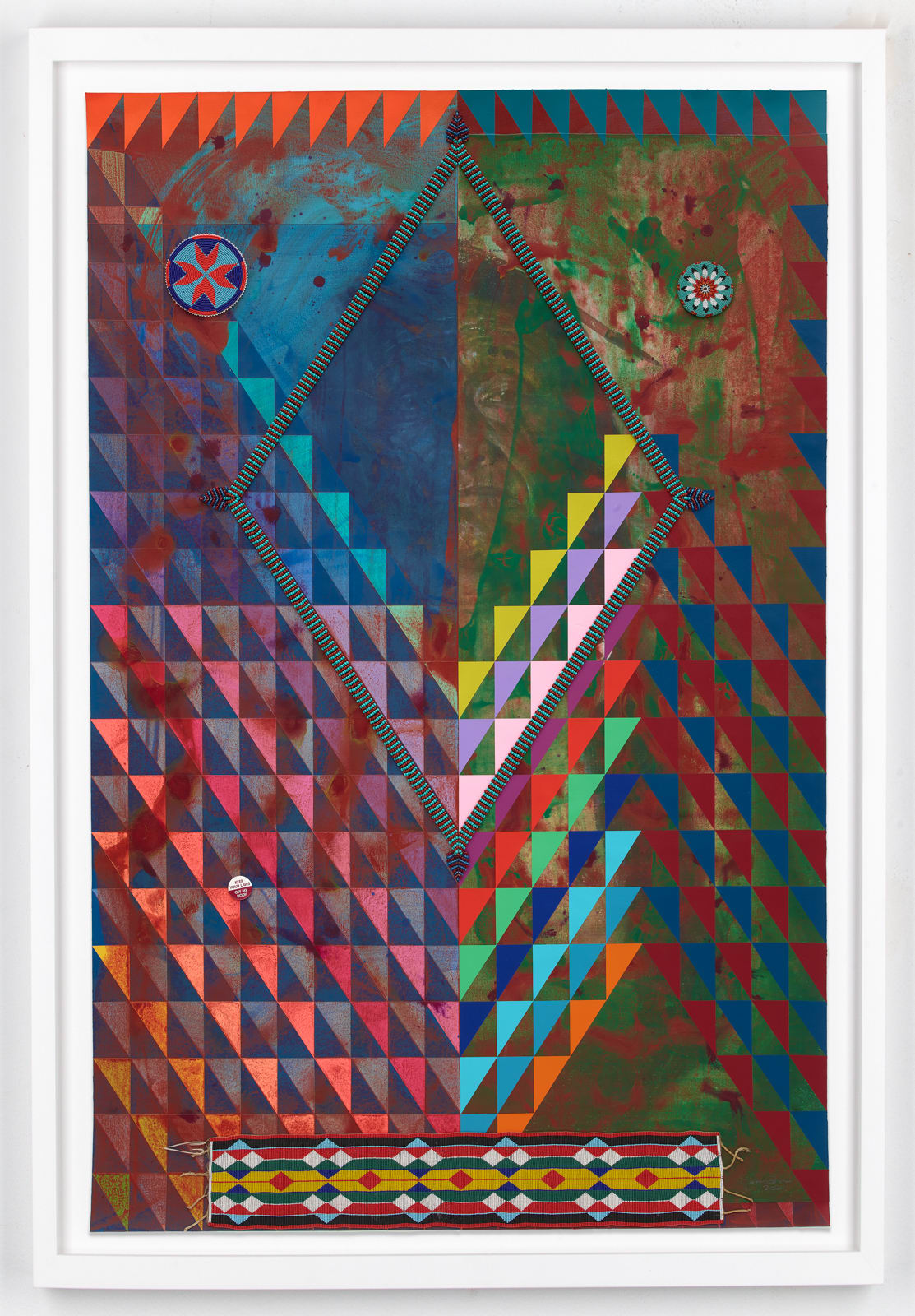 Jeffrey Gibson, Chief Black Coyote, 2021