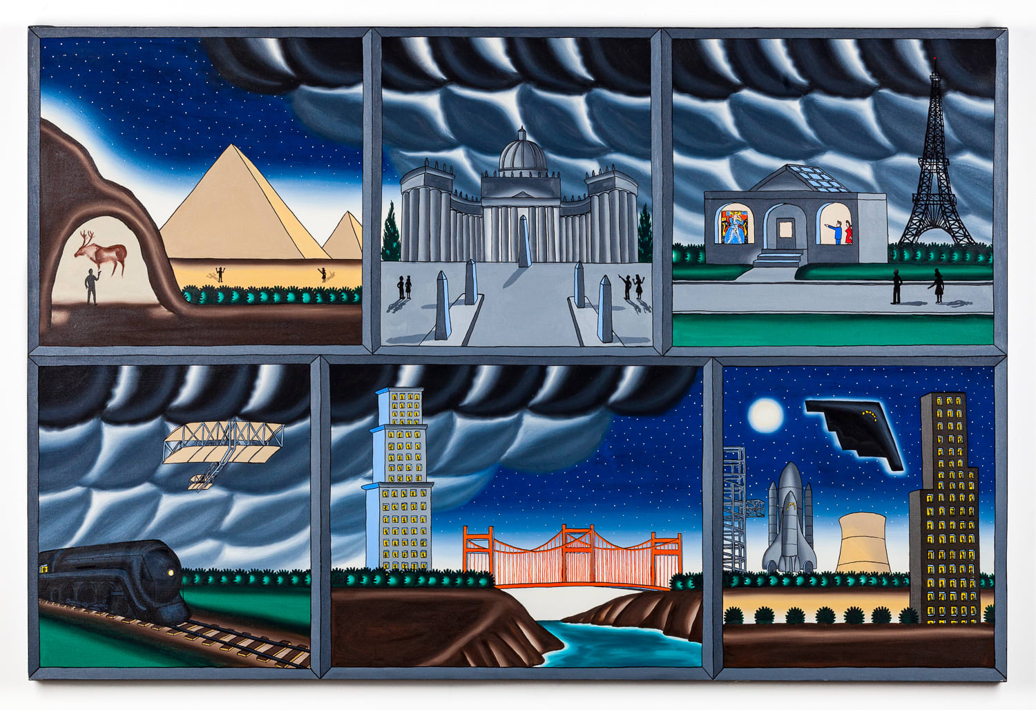 Roger Brown, Past and Future Art, 1989