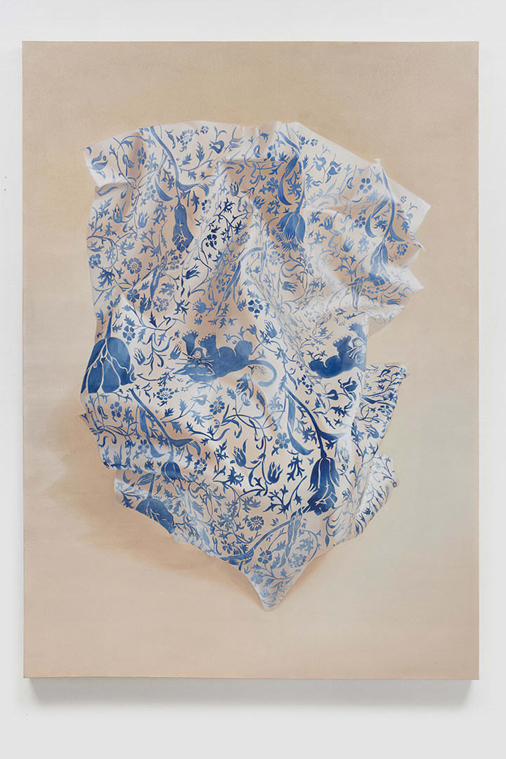 Firelei Báez, Untitled Tignon Painting