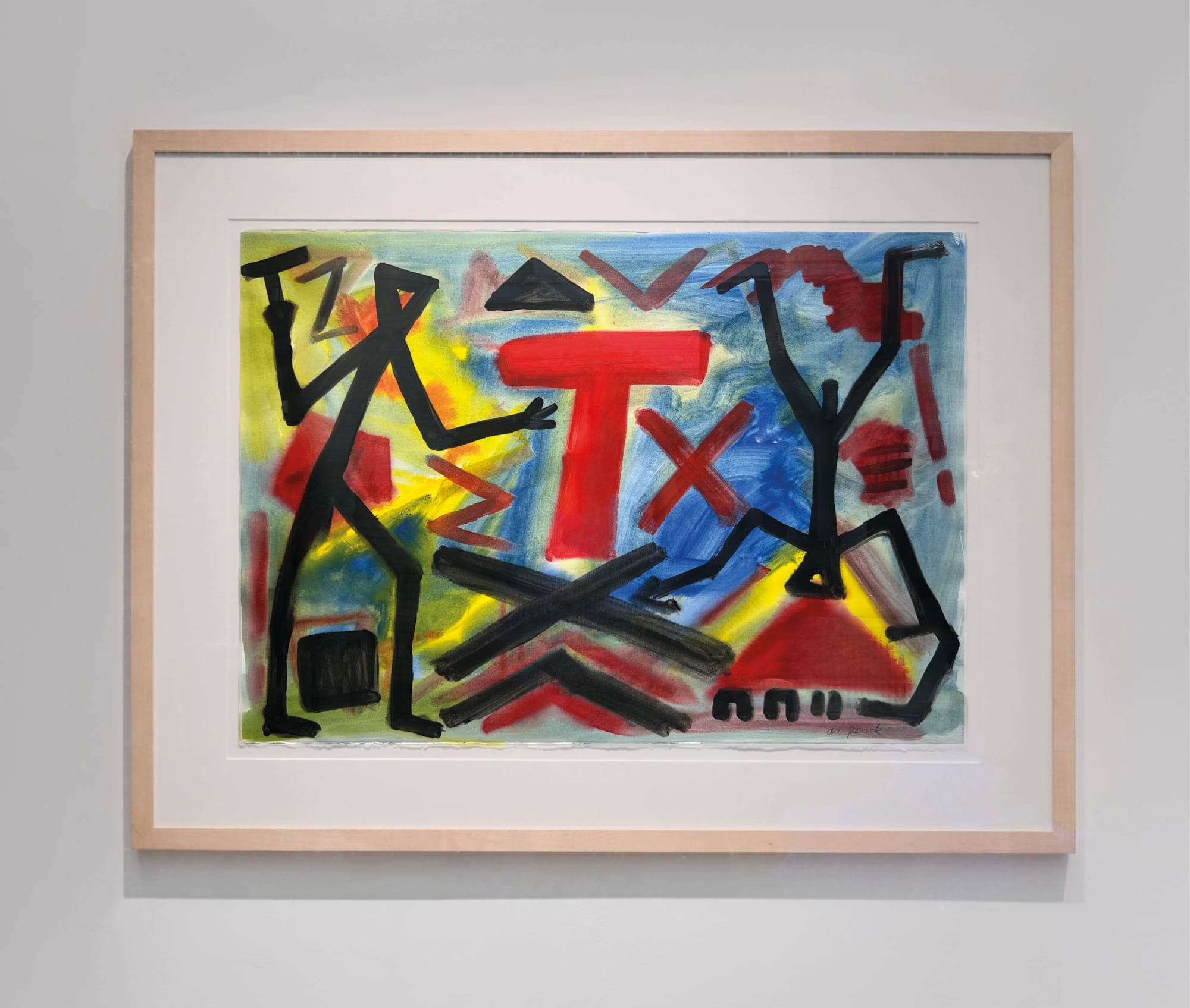 A.R. Penck, Antagonismus, 2002