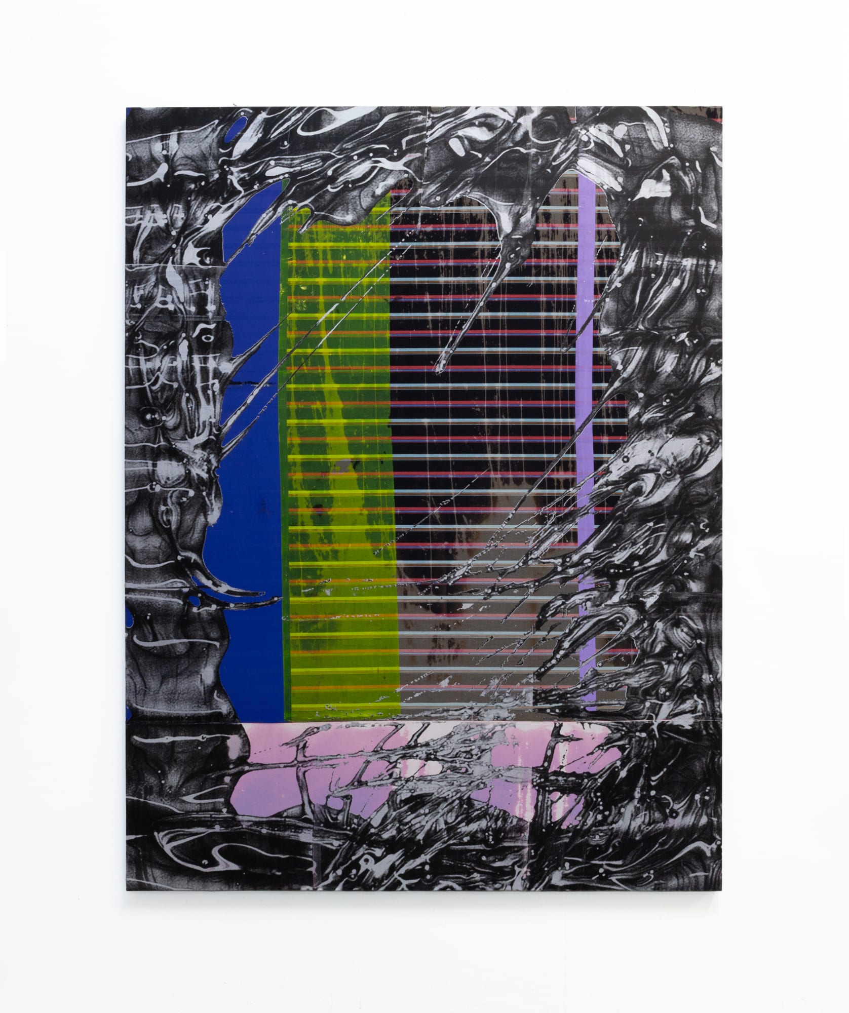 Pauline d'Andigné, Framed stripes, 2025