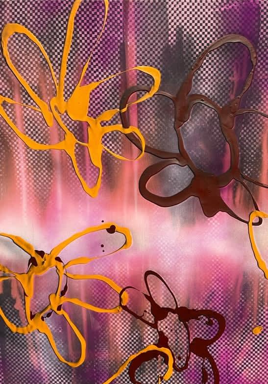 Pauline d'Andigné, Checkerboard tears 1, 2022