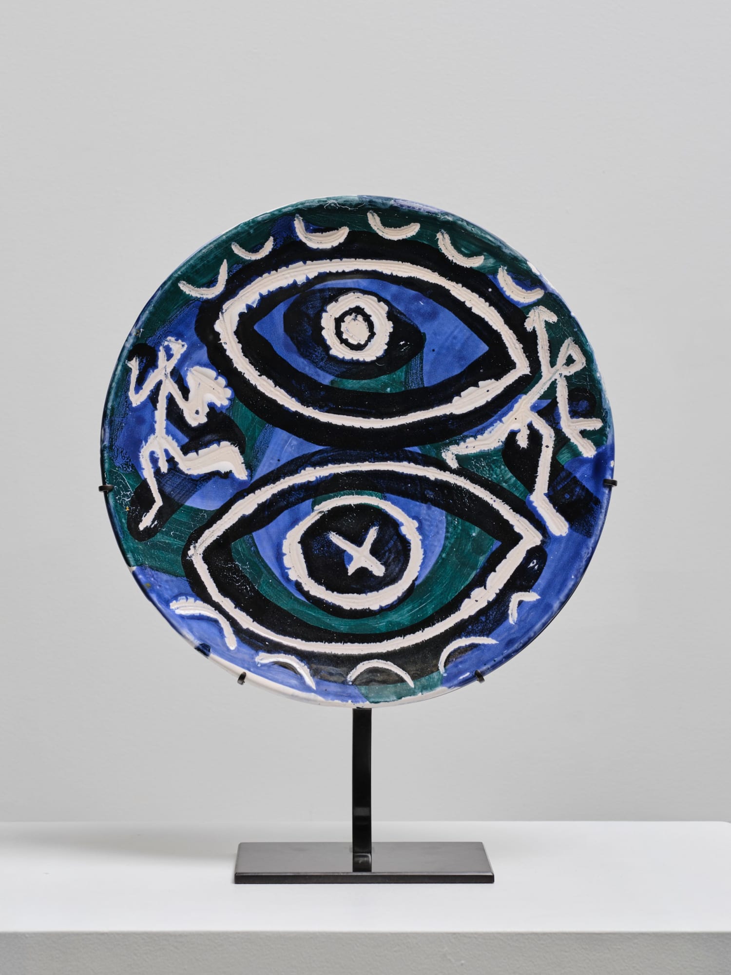 A.R. Penck, Ohne Titel (zwei tanzende Männer), Ca. 1989