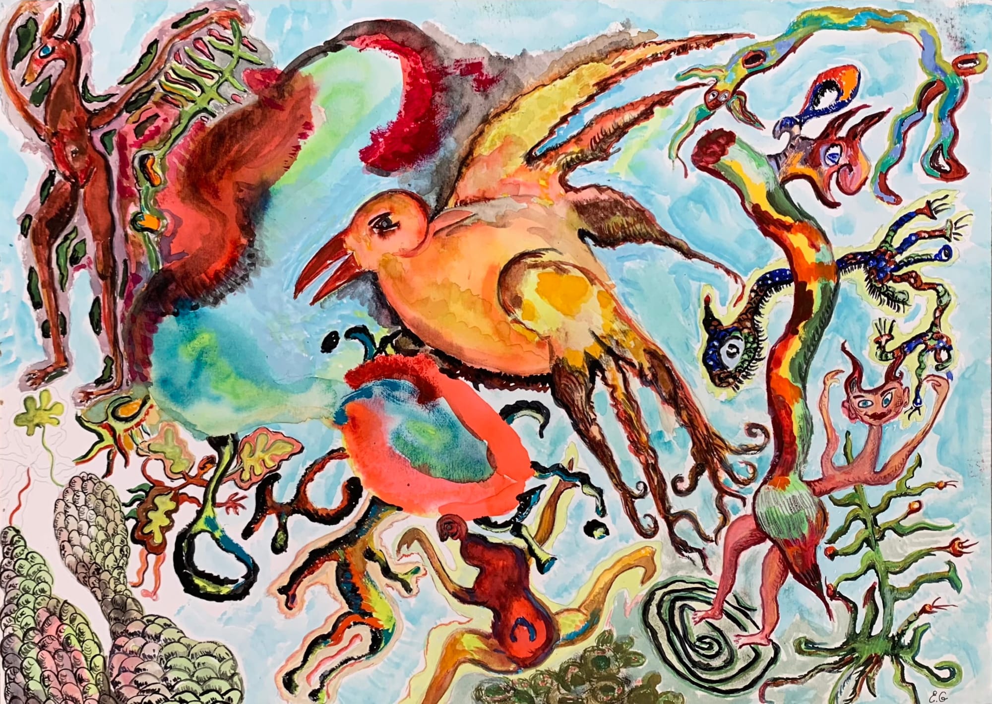 Elizabeth Garouste, Sans titre, 2001