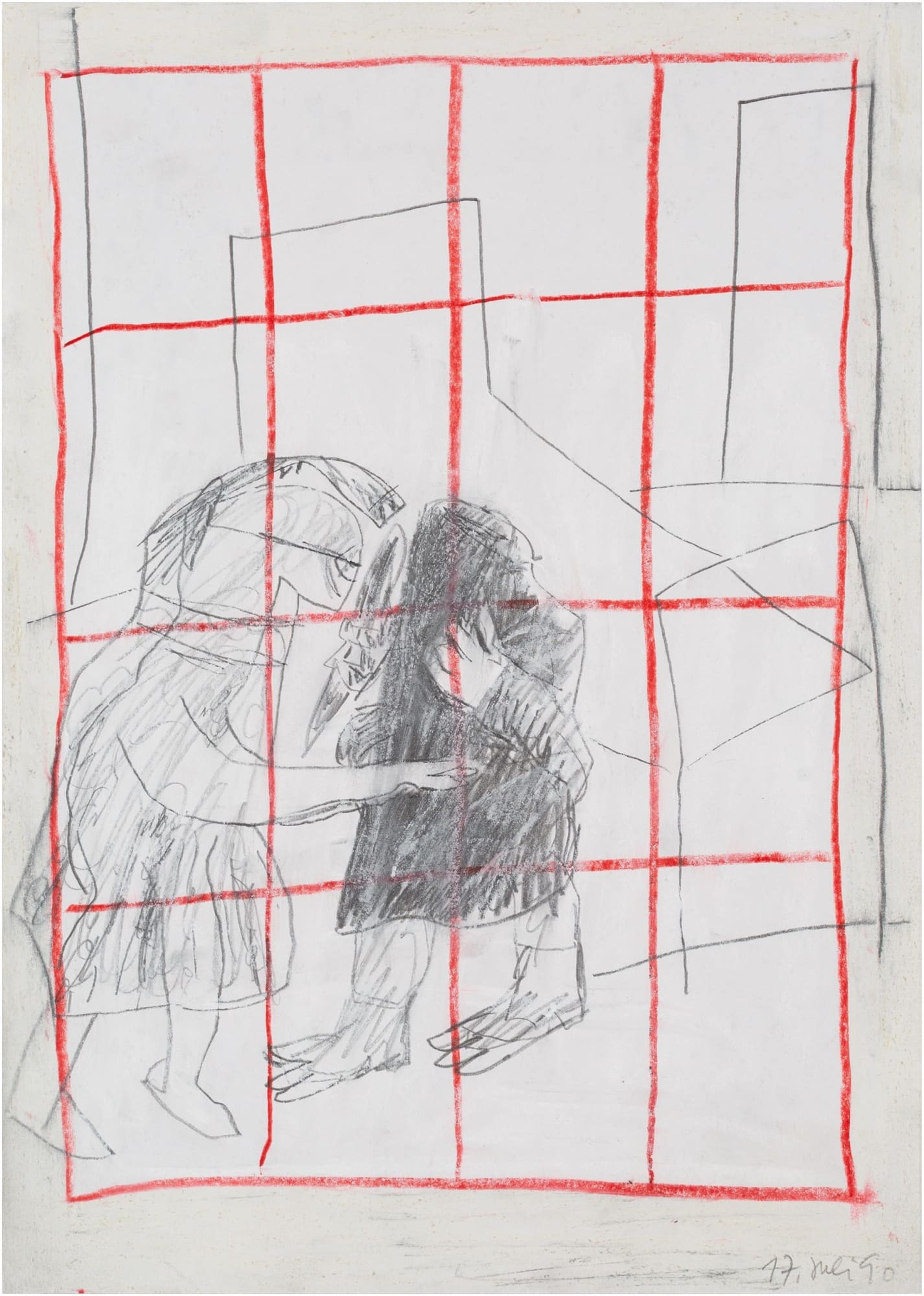 Galli (Anna-Gabriele Müller), o.T. (Florenzblätter), 1990