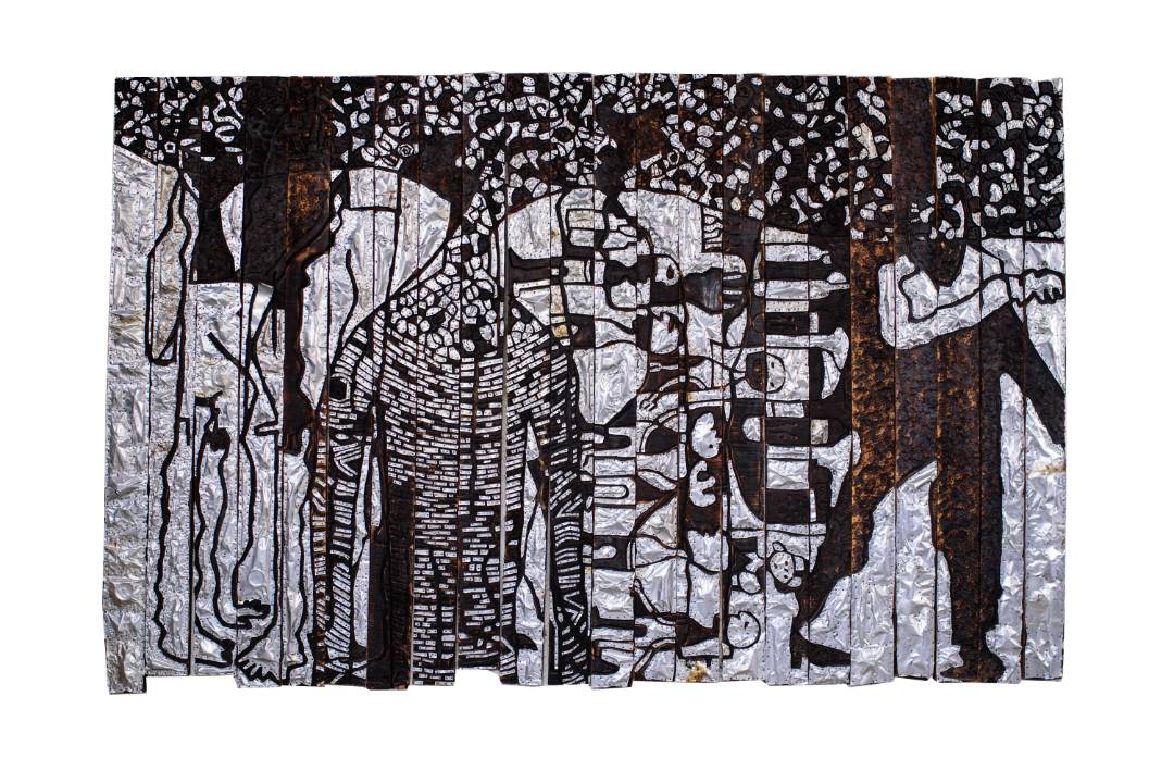 Gerald Chukwuma, Black, White and Nude, 2018