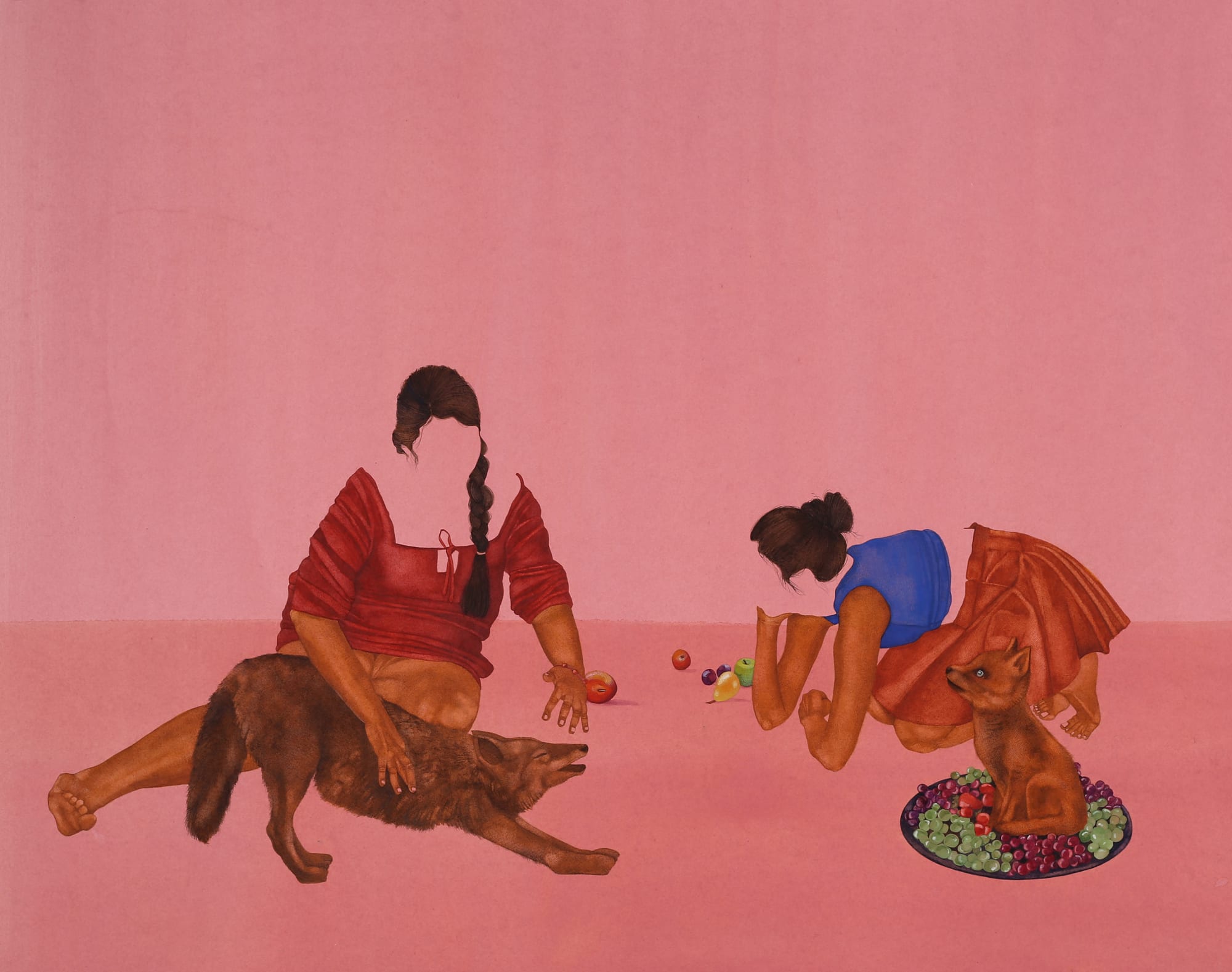 Rabia Farooqui, Seat me on a Fruit Platter, 2021