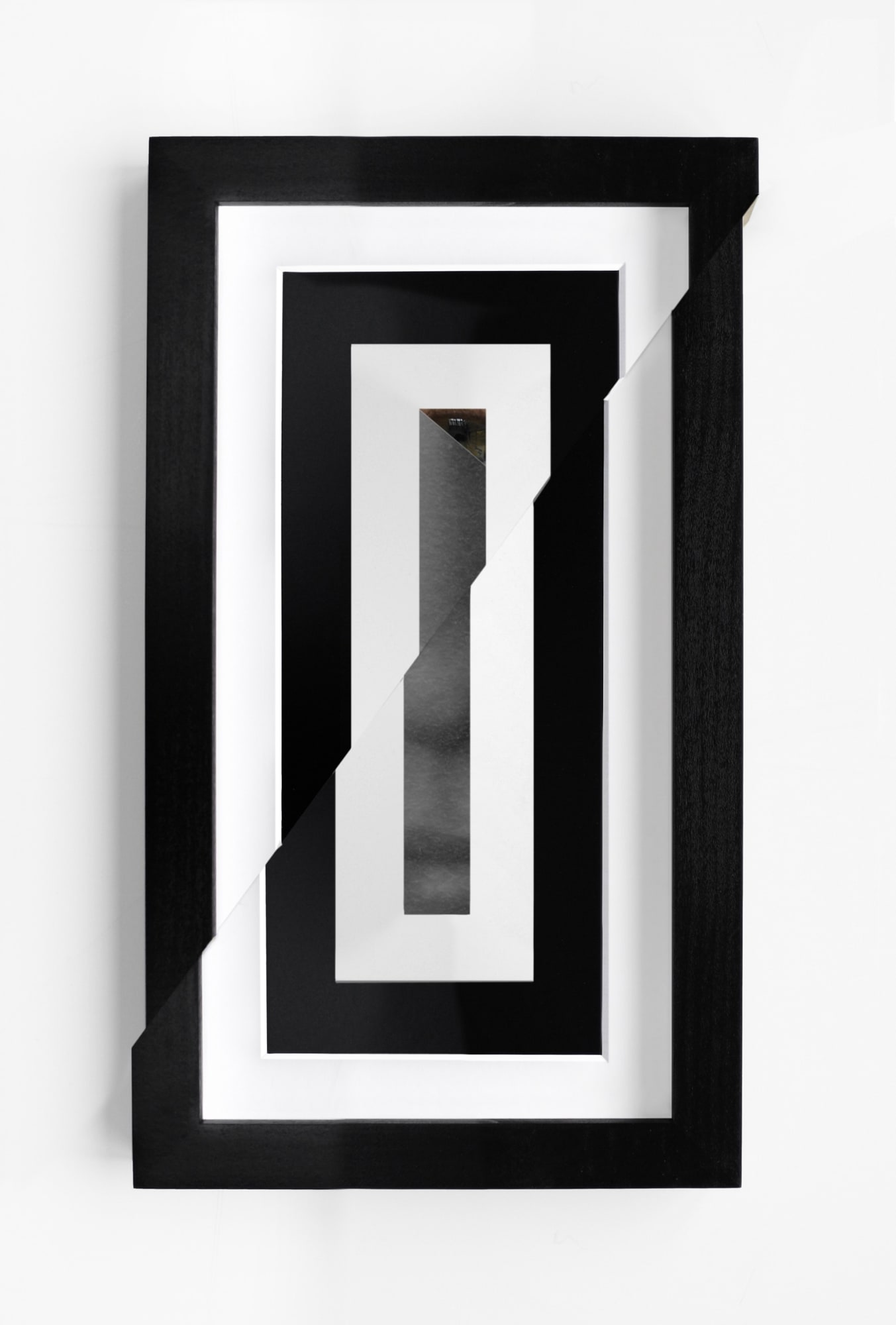 Jonny Briggs, Slip (artist's eye looking through photo of his grandfather), 2022