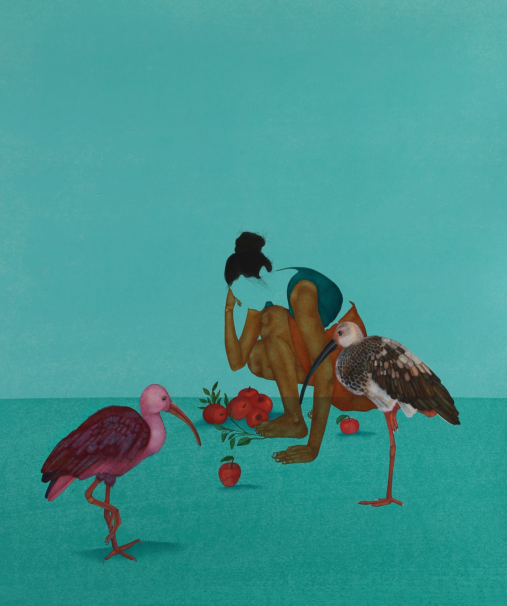 Rabia Farooqui, Please sit cross-legged, 2021