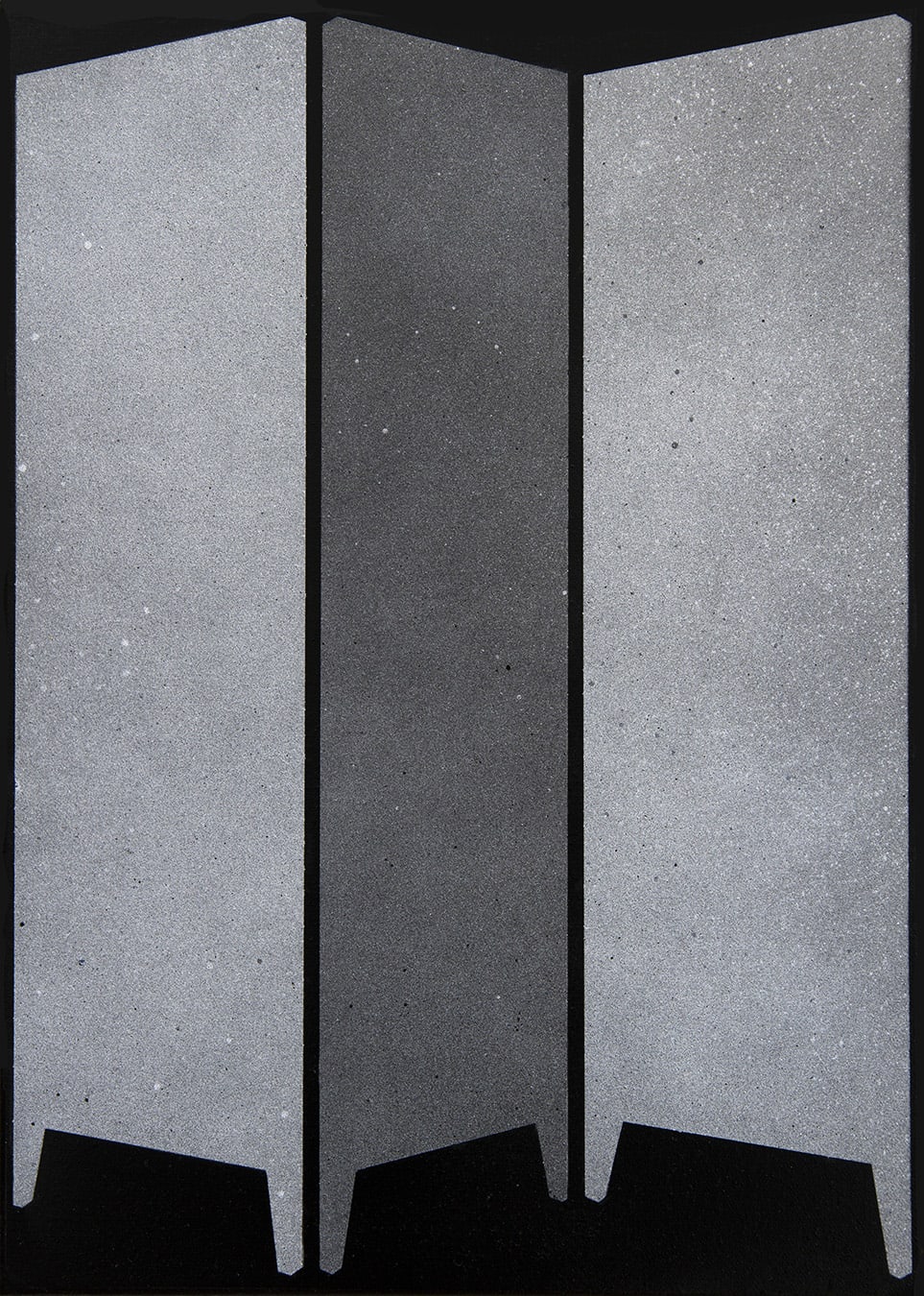 Russell Chater, formal exercise / self portrait, 2021